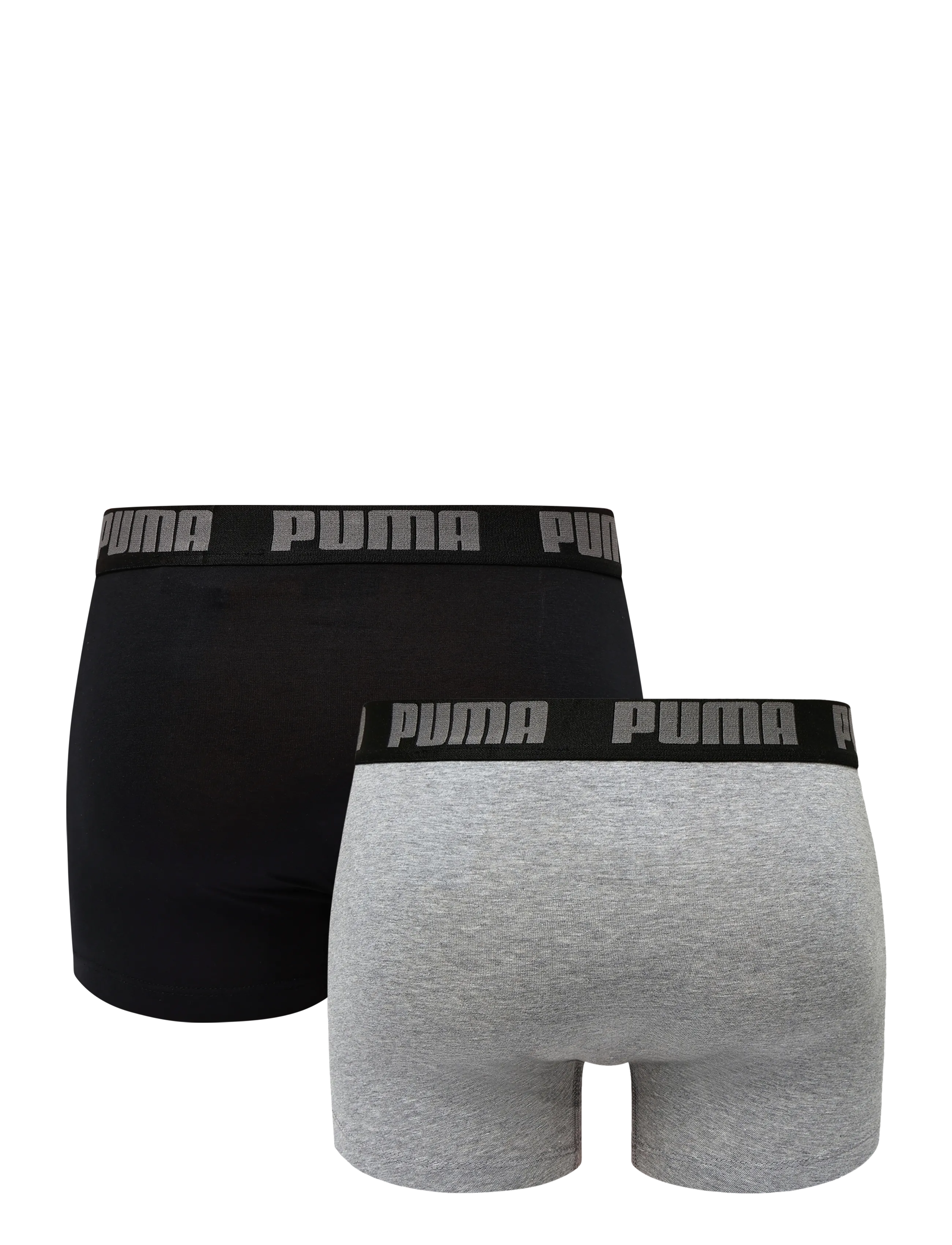 PUMA - PUMA MEN EVERYDAY BASIC BOXERS 2P - bokserid - grey melange / black - 1