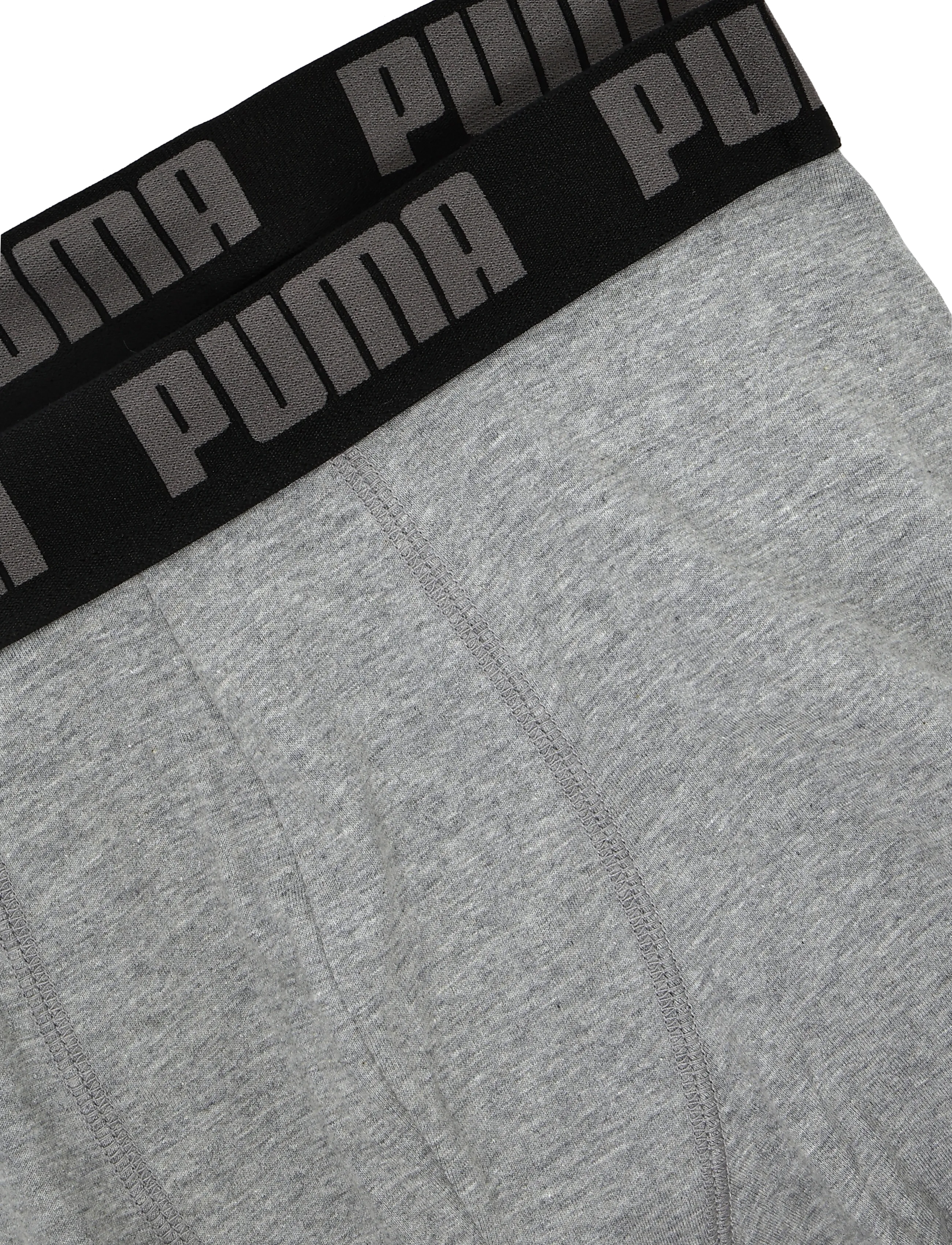 PUMA - PUMA MEN EVERYDAY BASIC BOXERS 2P - bokserid - grey melange / black - 2