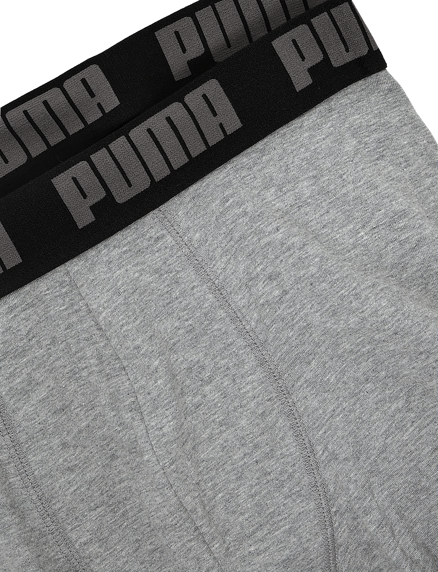 PUMA - PUMA MEN EVERYDAY BASIC BOXERS 2P - bokserid - grey melange / black - 2