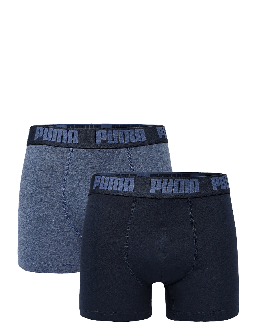 PUMA - PUMA MEN EVERYDAY BASIC BOXERS 2P - bokserid - grey melange / black - 0