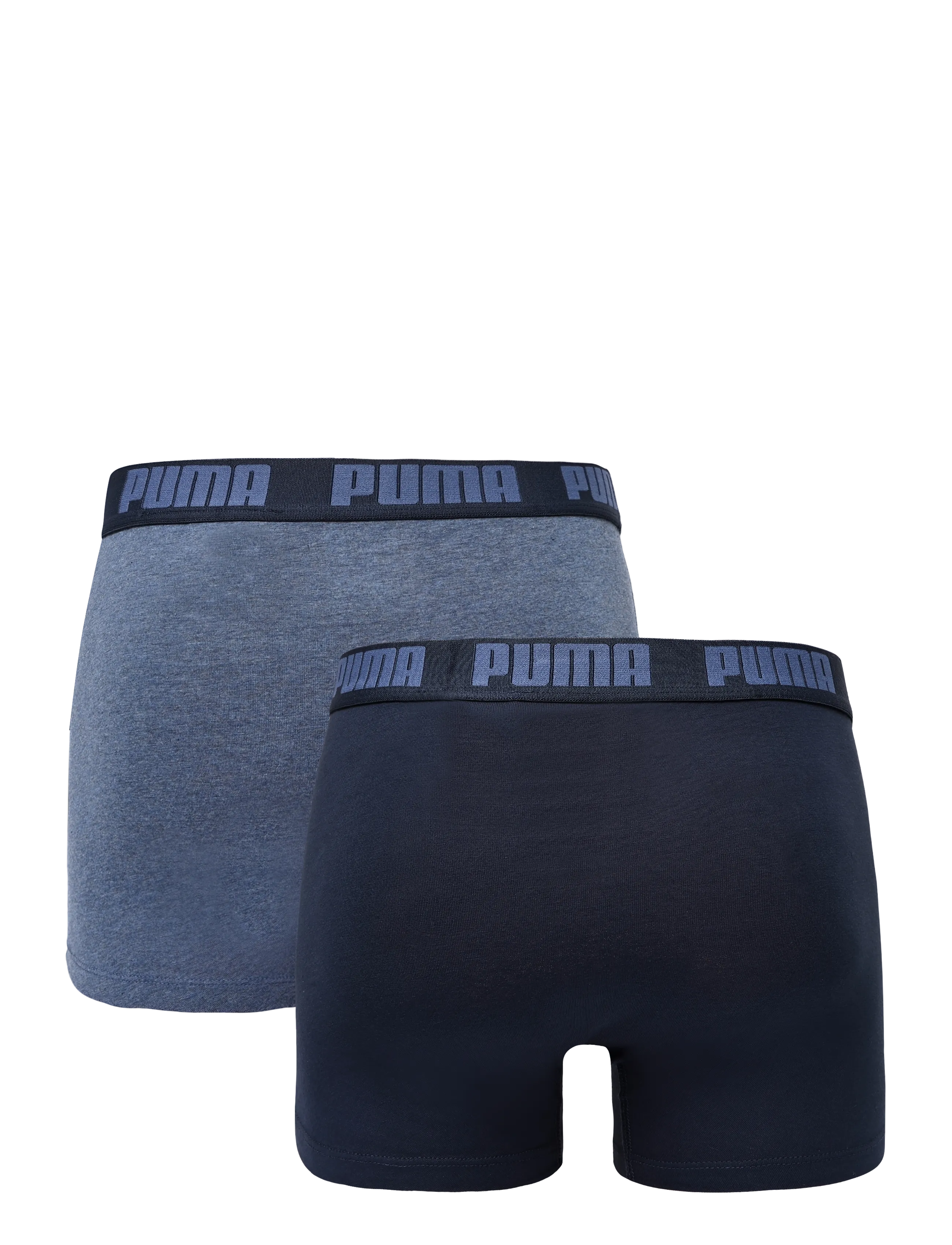 PUMA - PUMA MEN EVERYDAY BASIC BOXERS 2P - boxershorts - grey melange / black - 1