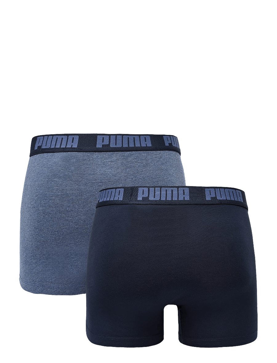 PUMA - PUMA MEN EVERYDAY BASIC BOXERS 2P - bokserid - grey melange / black - 1
