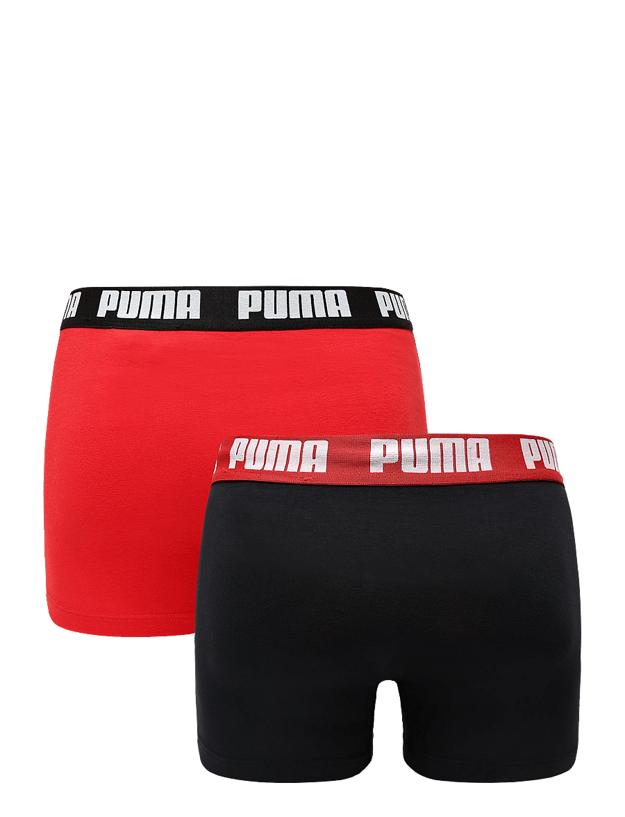 PUMA - PUMA MEN EVERYDAY BASIC BOXERS 2P - bokserid - red / black - 1