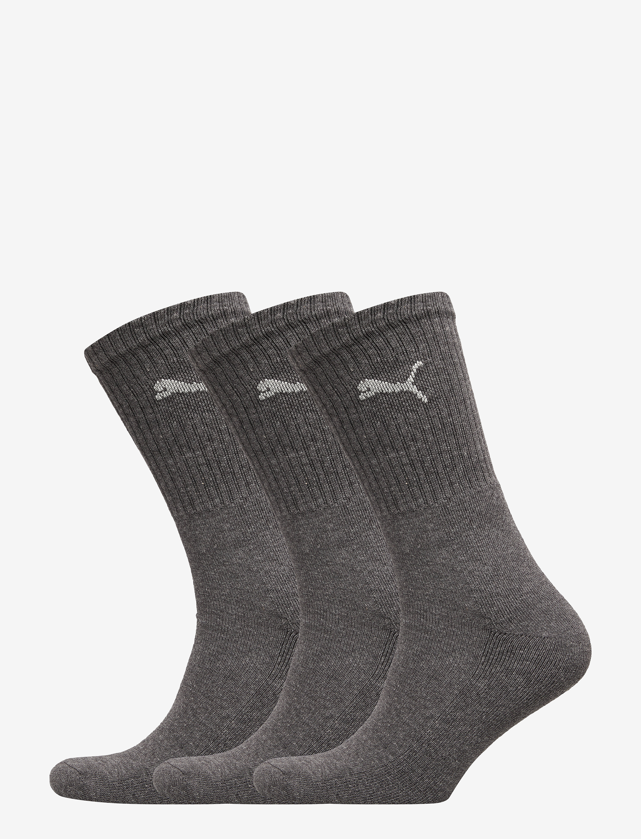 PUMA Unisex Crew Sock 3P, 47-49, Socks, Grau - Regular Frauen