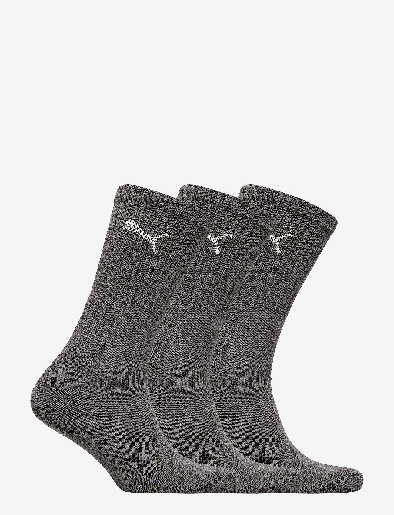PUMA - PUMA UNISEX CREW SOCK 3P - träningsstrumpor - anthracite - 1