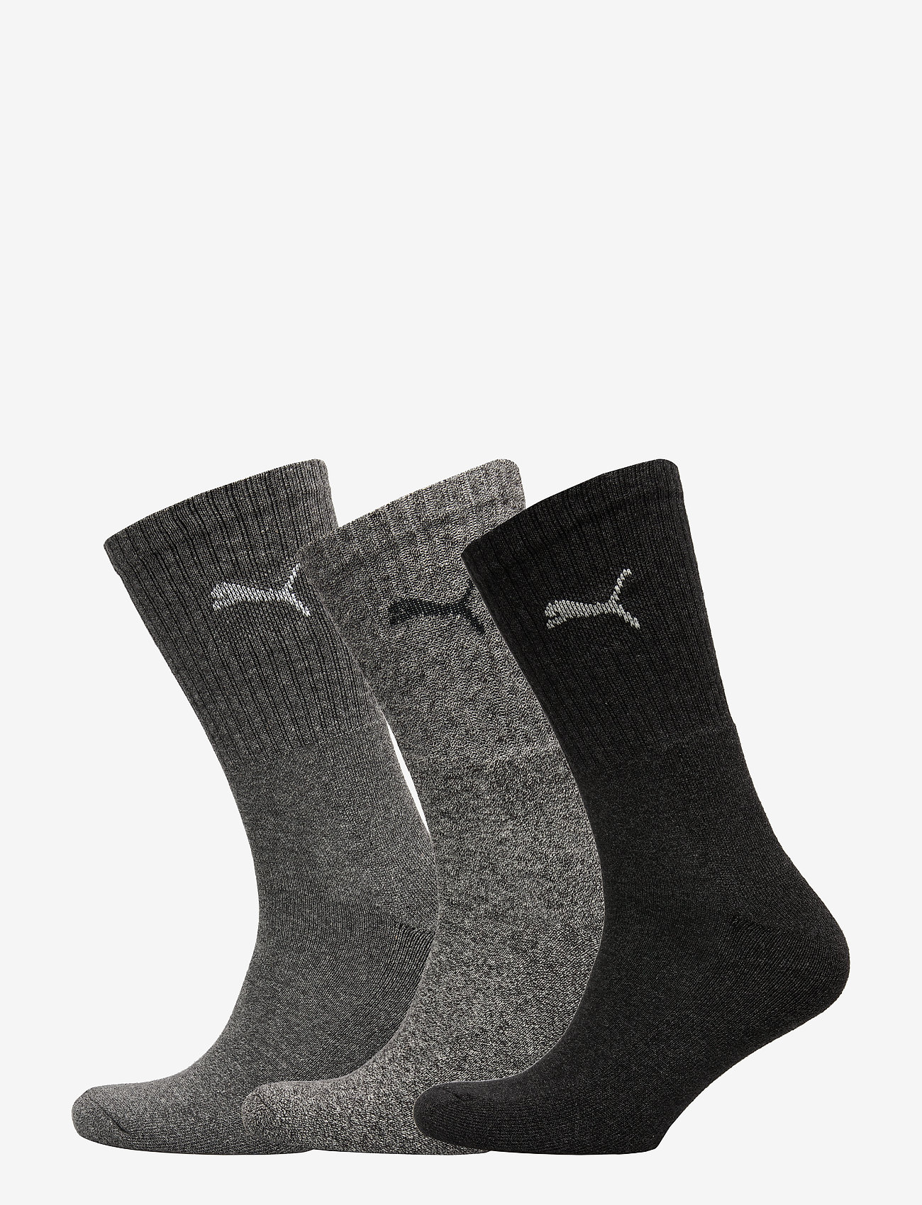 PUMA - PUMA CREW SOCK 3P - lot de paires de chaussettes - anthracite / grey - 0
