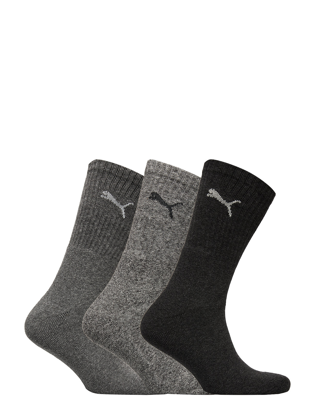 PUMA - PUMA CREW SOCK 3P - lot de paires de chaussettes - anthracite / grey - 1