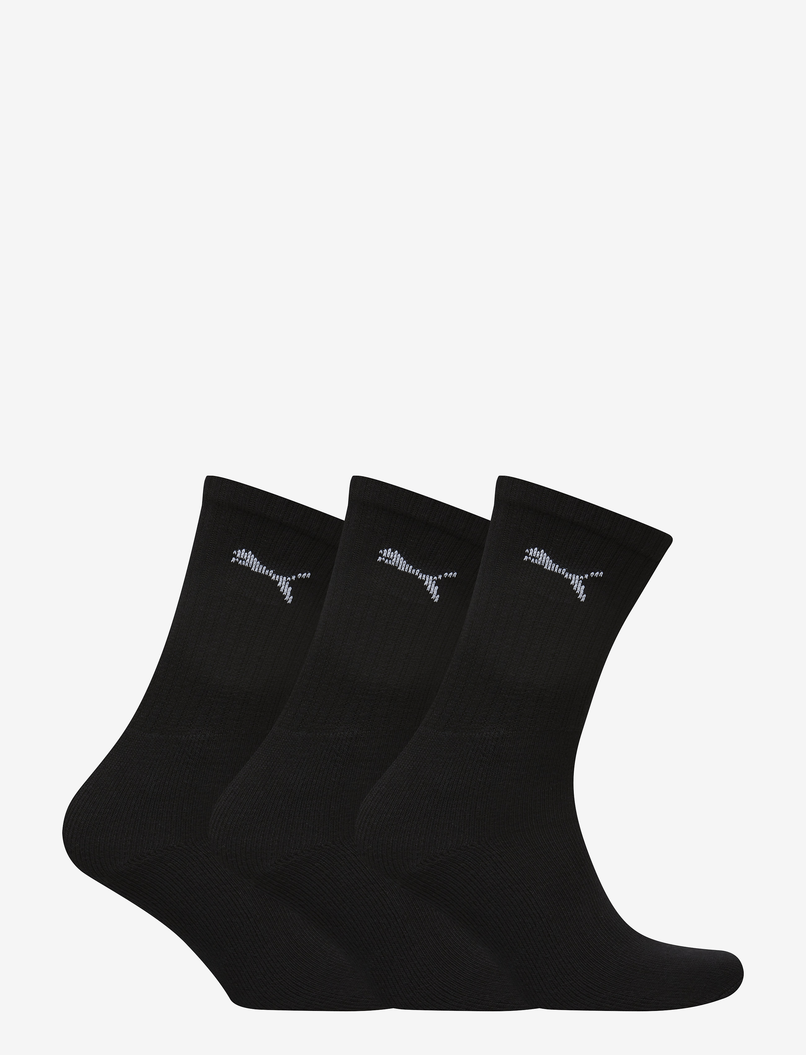 PUMA Puma Unisex Crew Sock 3P, 39-42, Black, Sokker > Almindelige Sokker, Herre