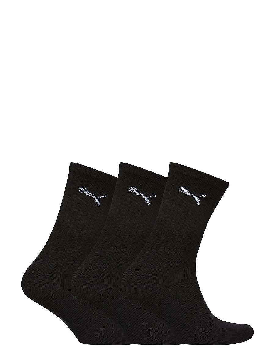 PUMA - PUMA UNISEX CREW SOCK 3P - sportinės kojinės - black - 1