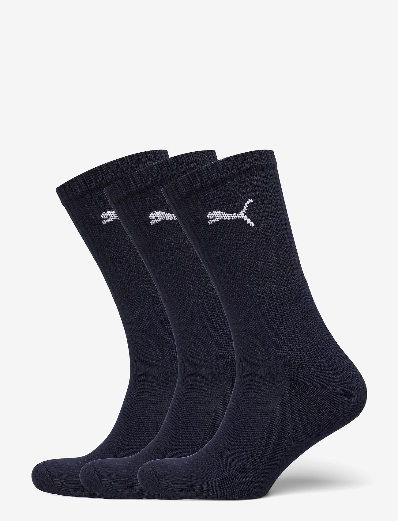 PUMA - PUMA UNISEX CREW SOCK 3P - träningsstrumpor - dark navy - 0