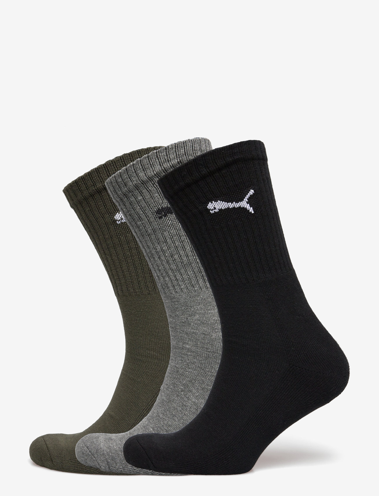 PUMA - PUMA UNISEX CREW SOCK 3P - sportsocken - green combo - 0