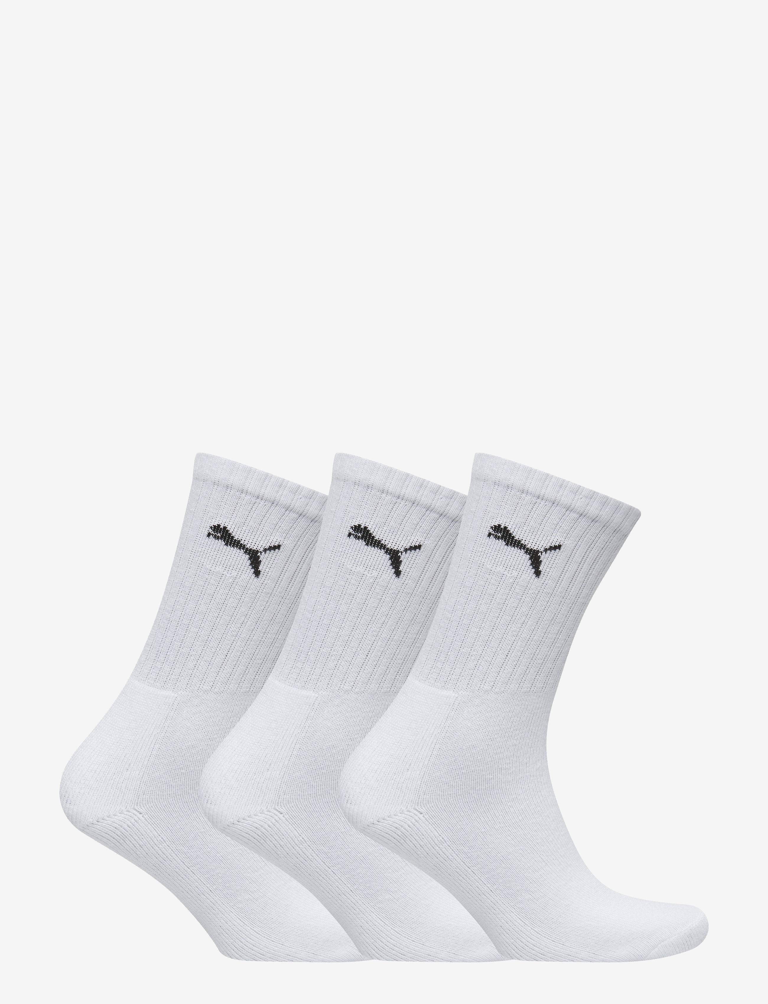PUMA Puma Unisex Crew Socke 3P Weiß - 35-38 - Damen