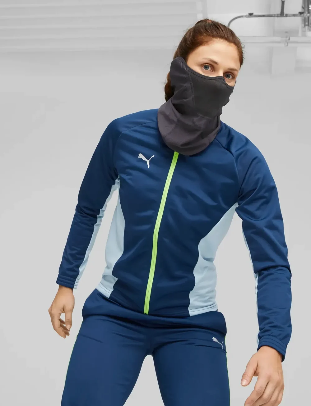 PUMA - individualWINTERIZED Face Mask - halswärmer - puma black-puma white - 0