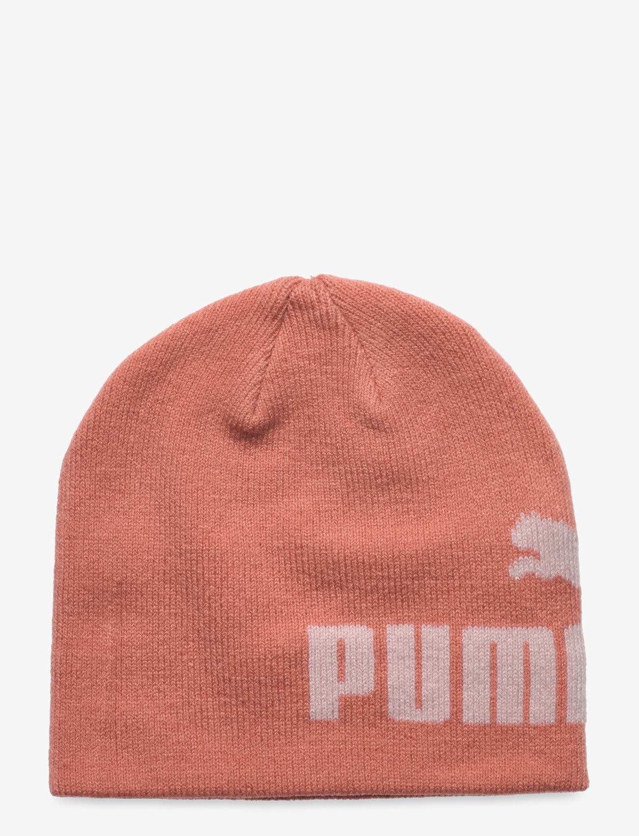 PUMA - Ess No 1 Logo Cuffless Beanie Jr - accessoires - deeva peach - 0
