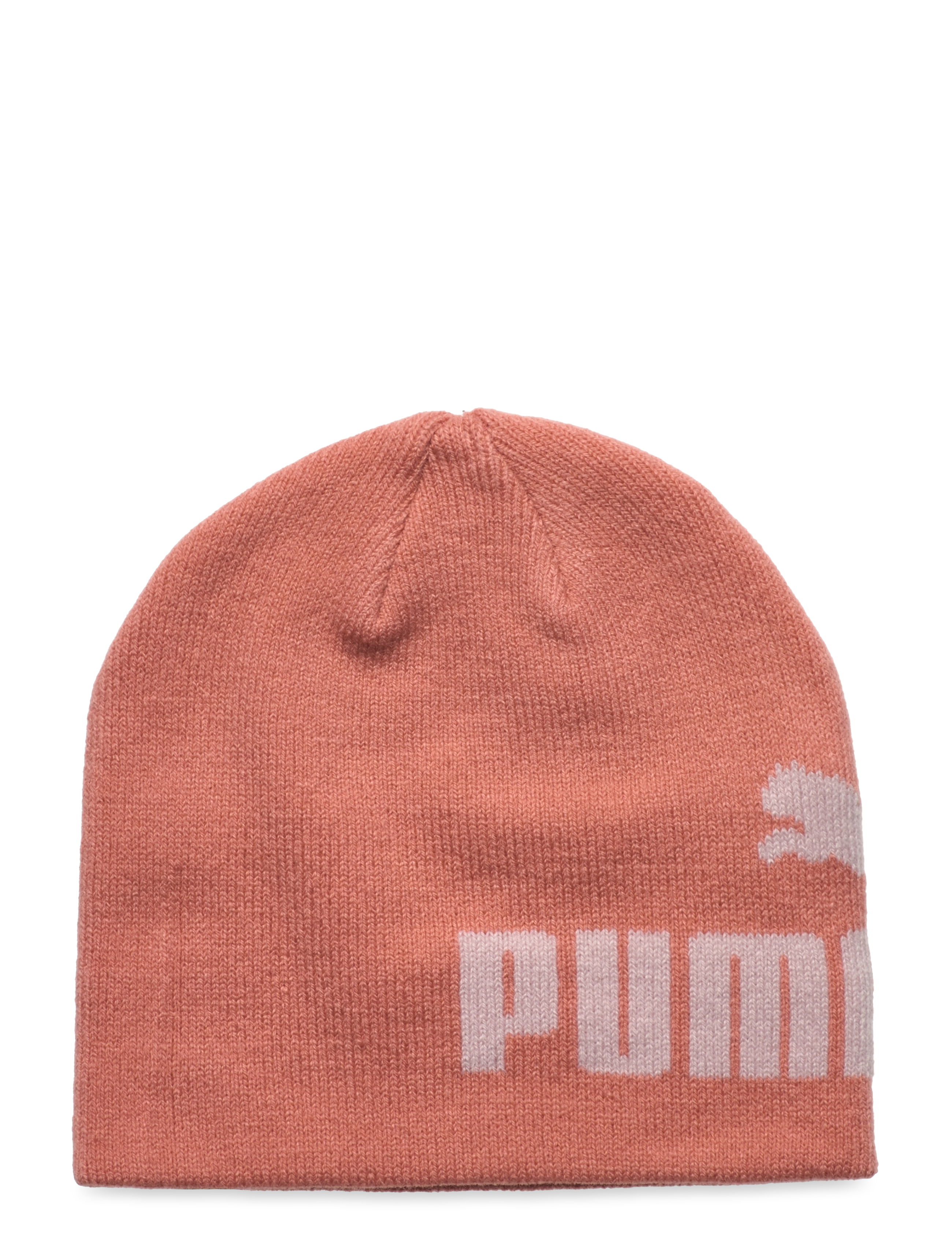 PUMA Ess No 1 Logo Cuffless Beanie Jr - Asusteet - DEEVA PEACH / coral