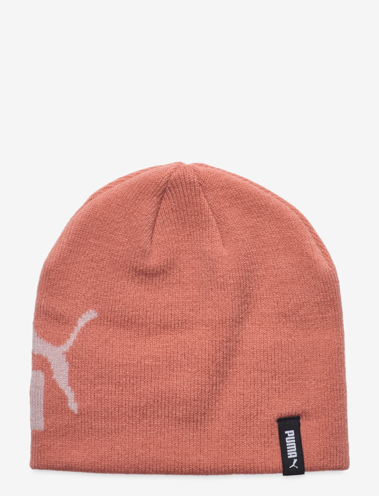 PUMA - Ess No 1 Logo Cuffless Beanie Jr - accessoires - deeva peach - 1