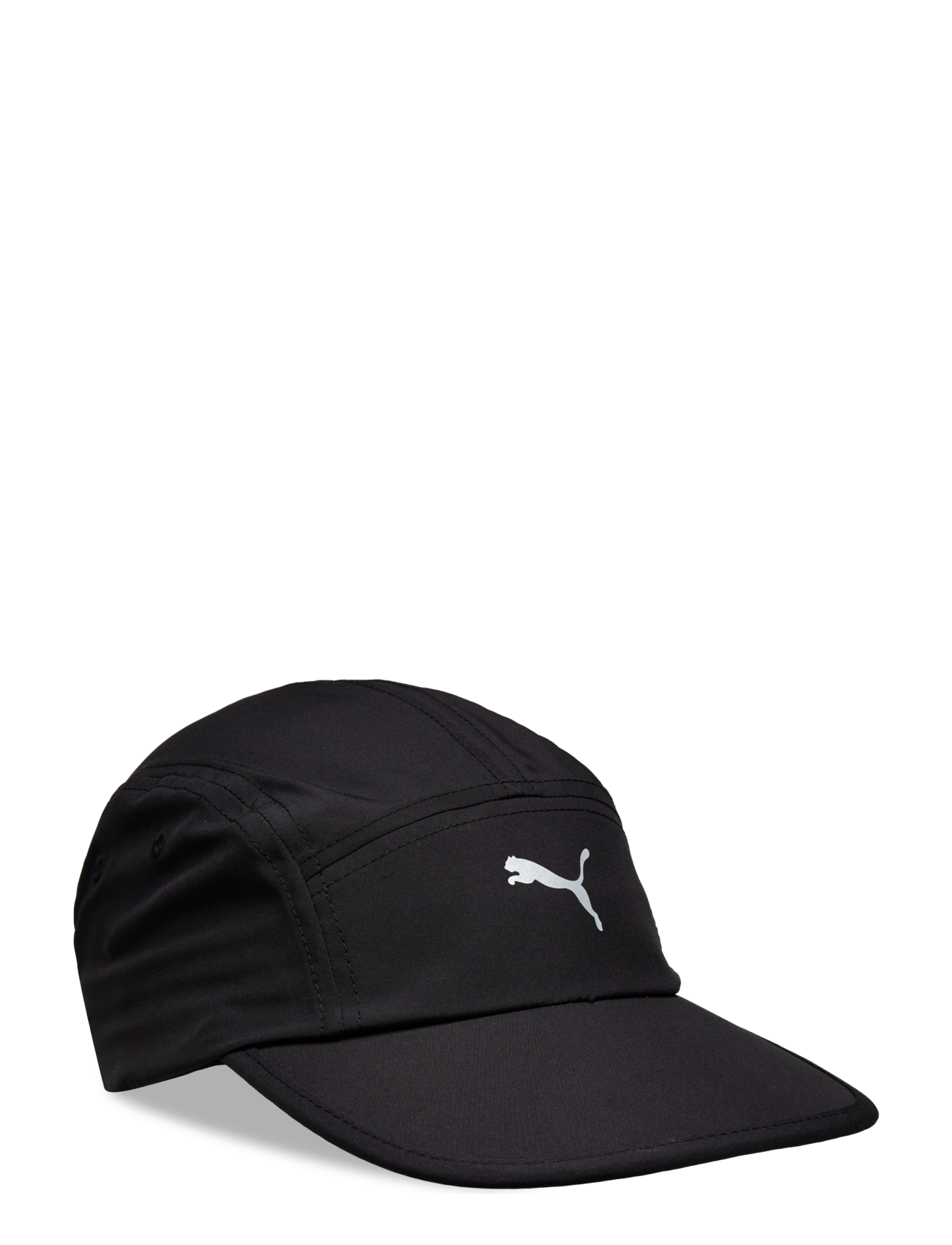 PUMA Ess Running 5 Panel Cap, S, Black, Sport Accessories > Sport Caps, Dame