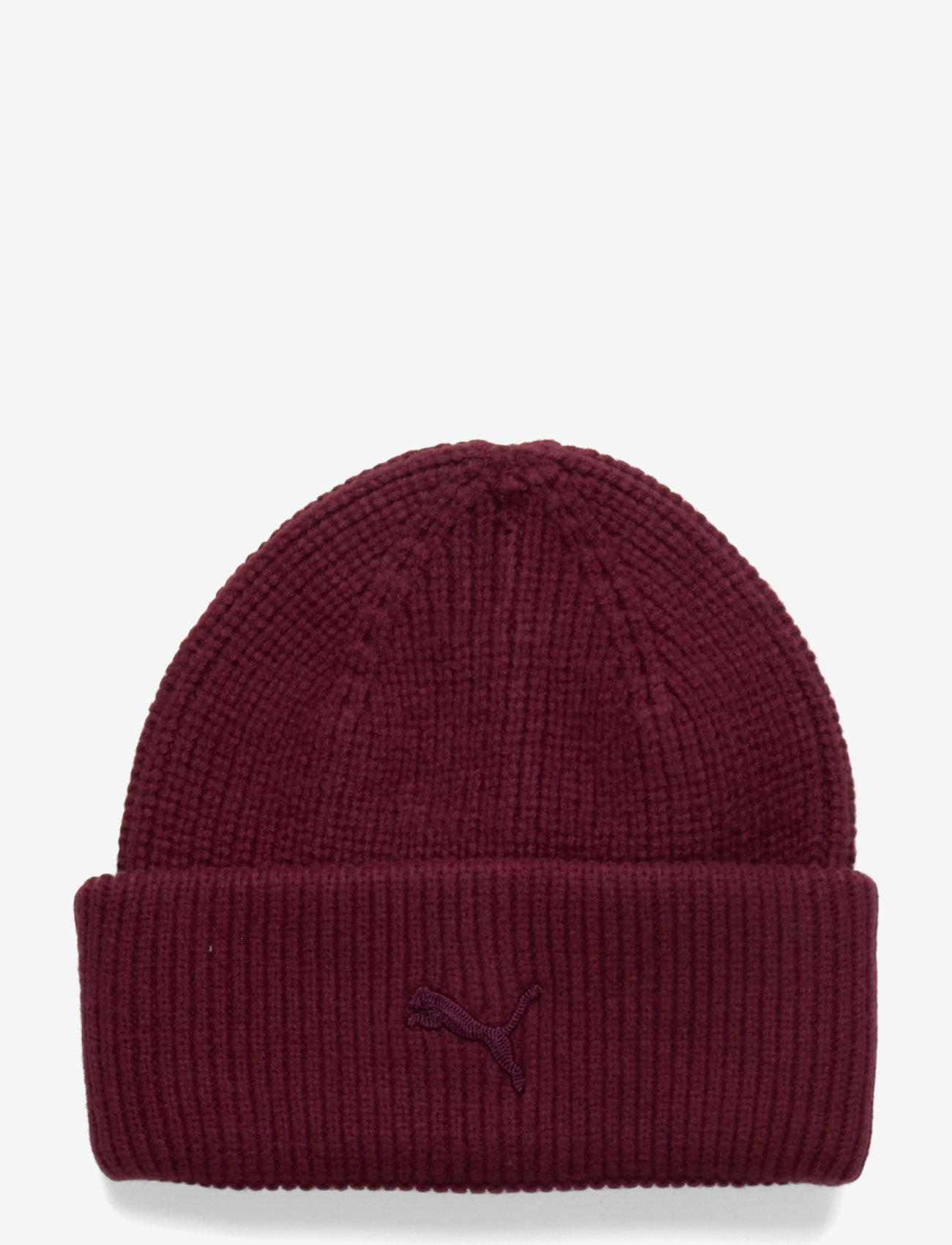 PUMA - WARDROBE ESS CHUNKY Mid Crown Beanie - mössor - ruby shimmer - 0