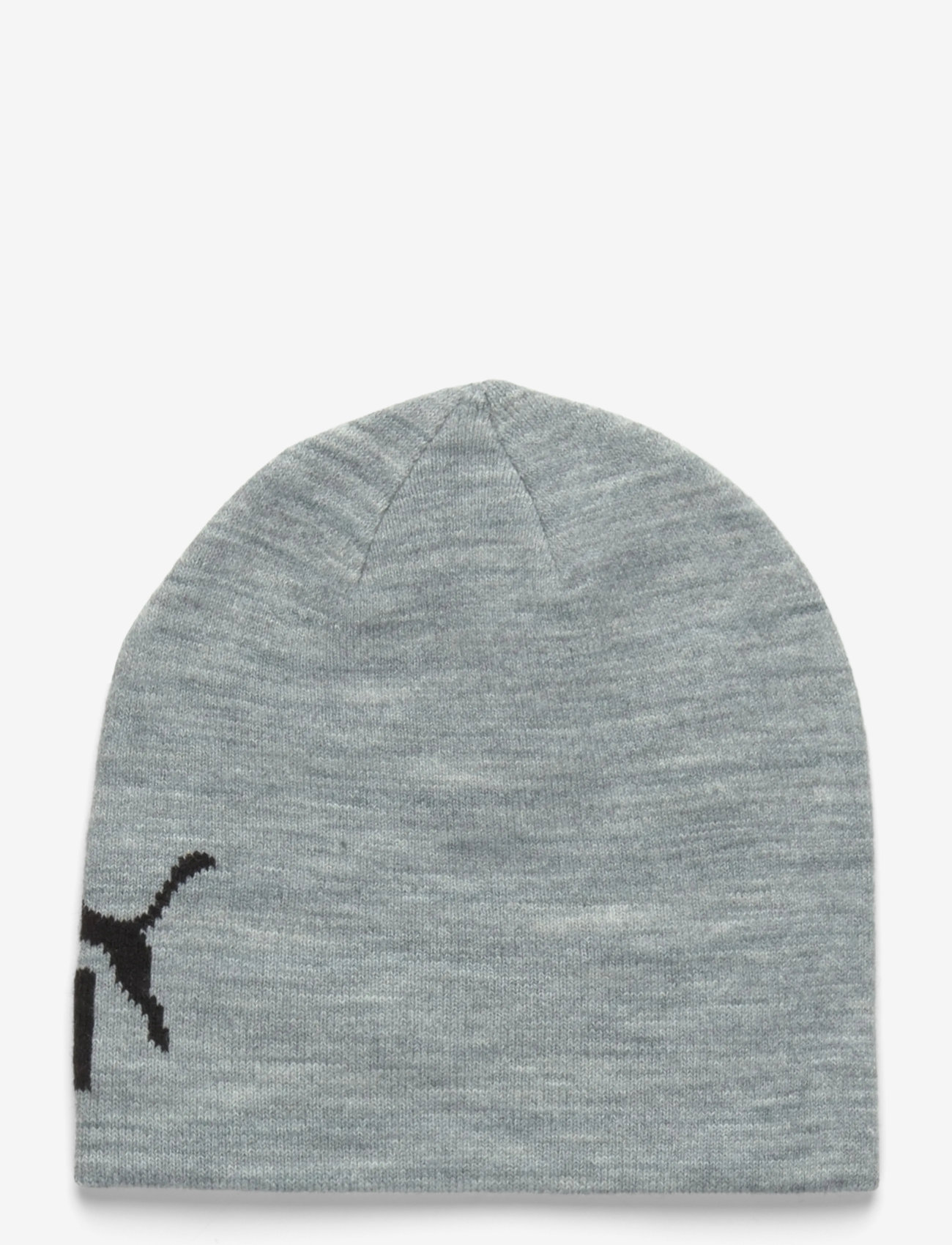 PUMA - ESS Mid Crown Cuffless Beanie - lowest prices - light gray heather-puma black - 1