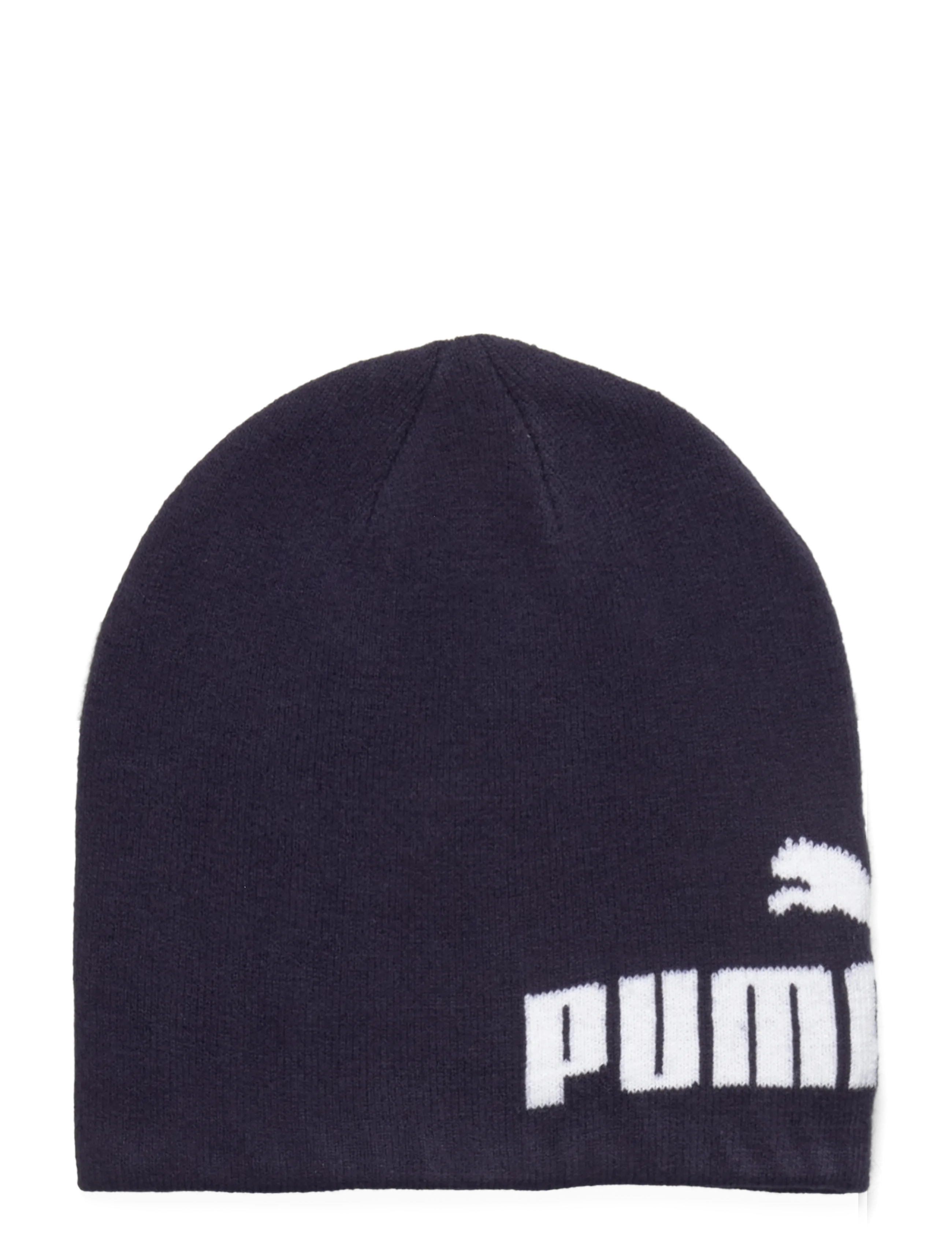 PUMA ESS Mid Crown Cuffless Beanie - PUMA - PUMA NAVY-PUMA WHITE / navy