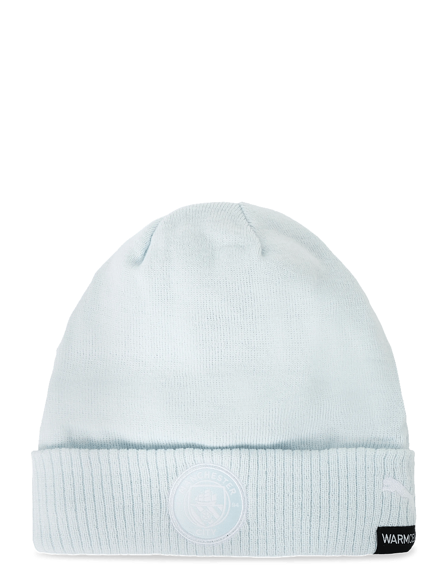 PUMA - MCFC ESS Beanie - beanies - icy blue-puma white - 0