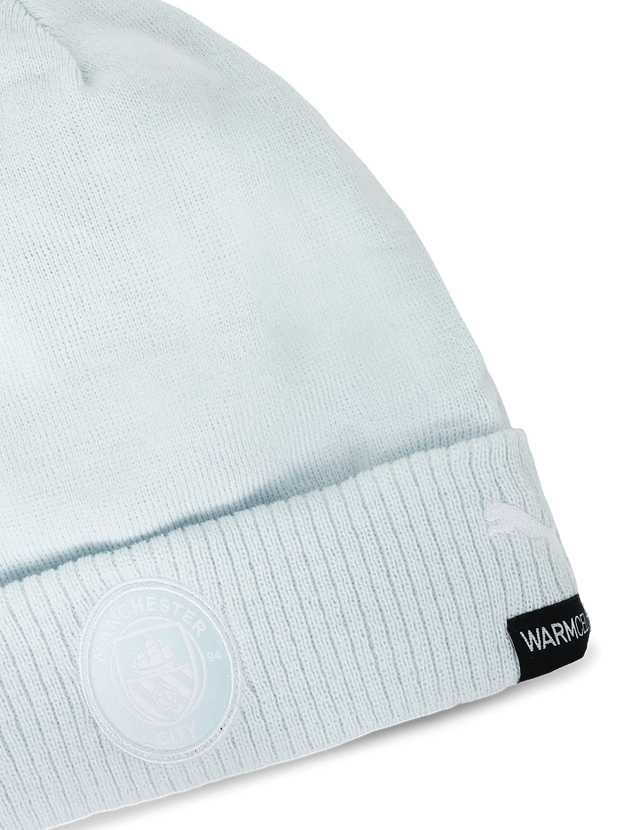 PUMA - MCFC ESS Beanie - beanies - icy blue-puma white - 2