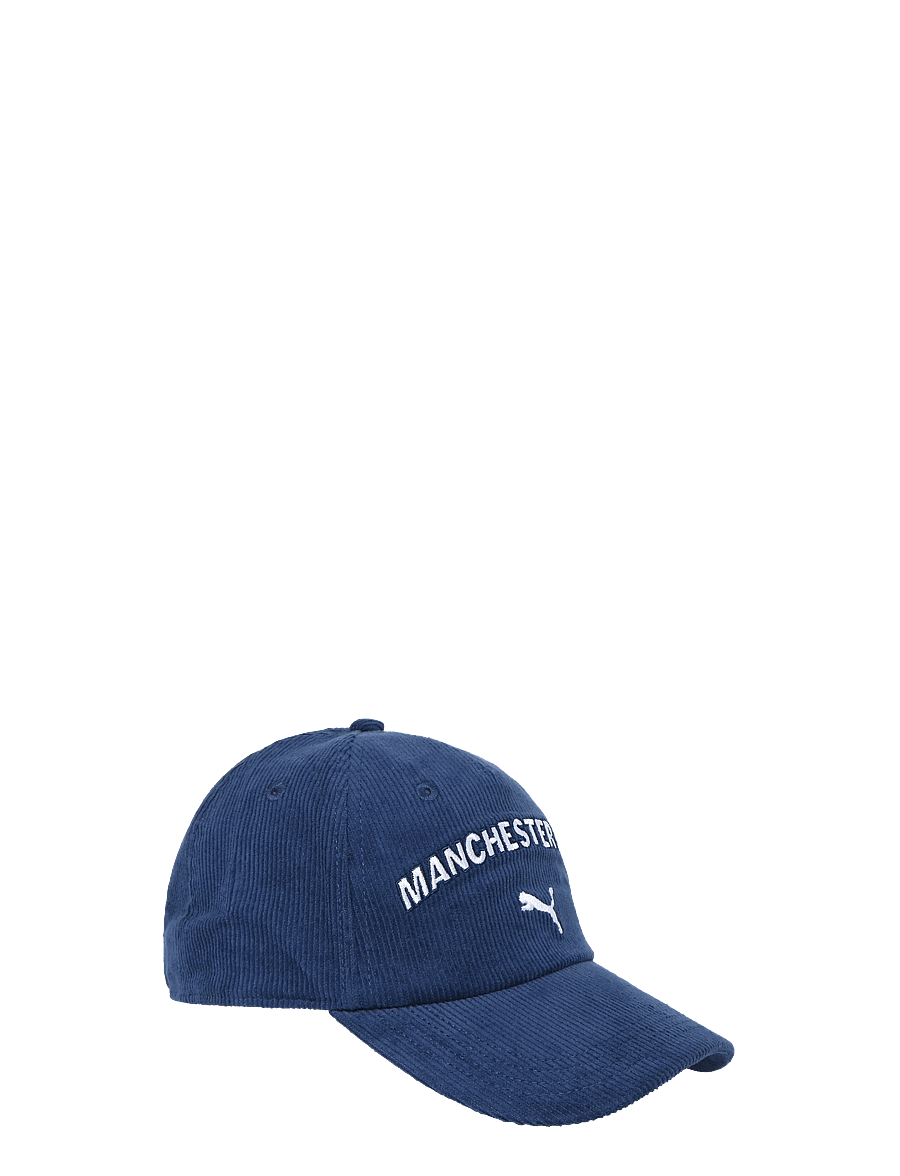PUMA - Manchester City F.C. CULTURE Corduroy Cap - blue jewel-puma white - 0