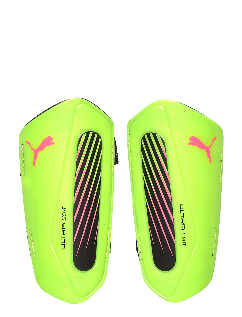 PUMA - ULTRA Light Strap - skinnebensbeskyttere - yellow alert-puma aged silver - 0