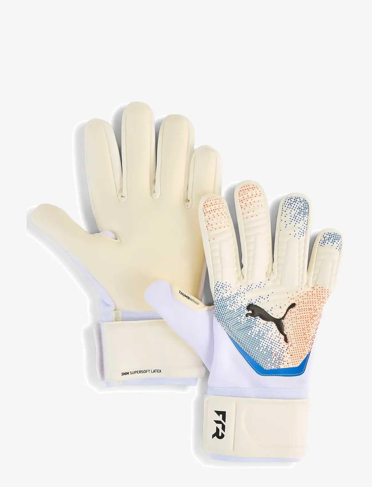 PUMA - FUTURE Match NC - fußballhandschuhe - puma white-glowing red-ultra blue - 0