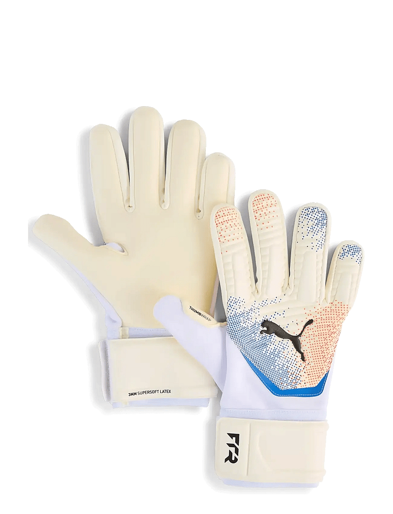 PUMA - FUTURE Match NC - fußballhandschuhe - puma white-glowing red-ultra blue - 0