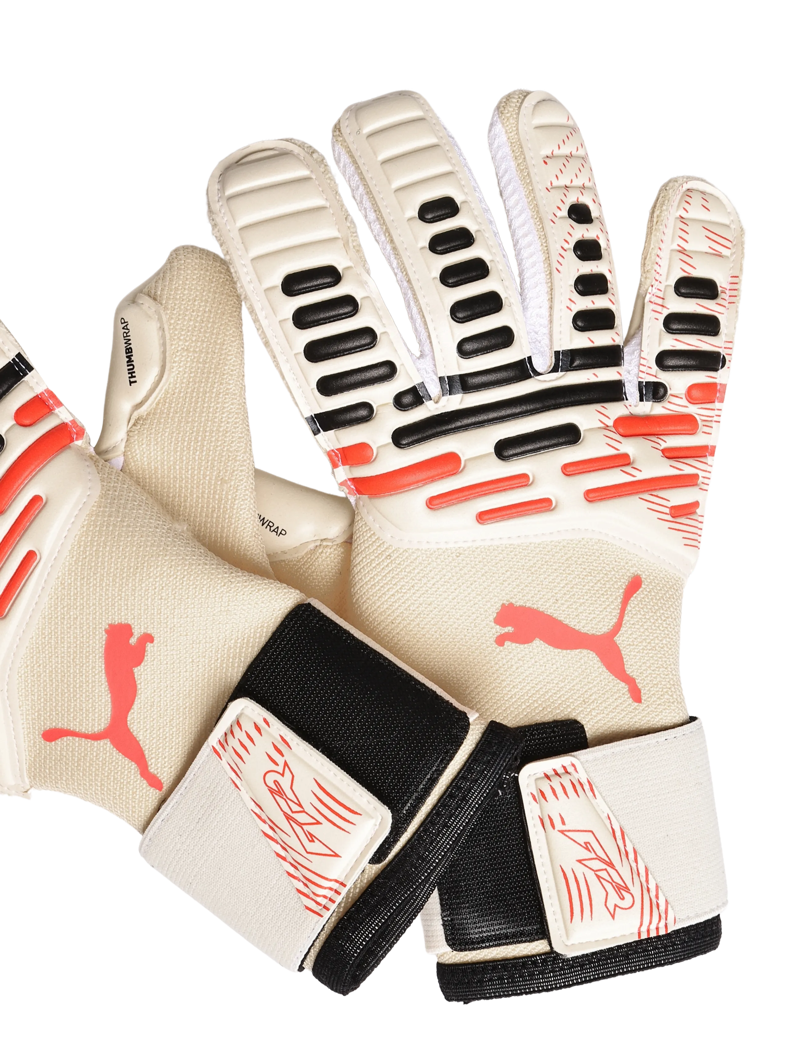 PUMA - FUTURE Pro Hybrid - fodboldhandsker - sugared almond-puma black-ultra red - 3