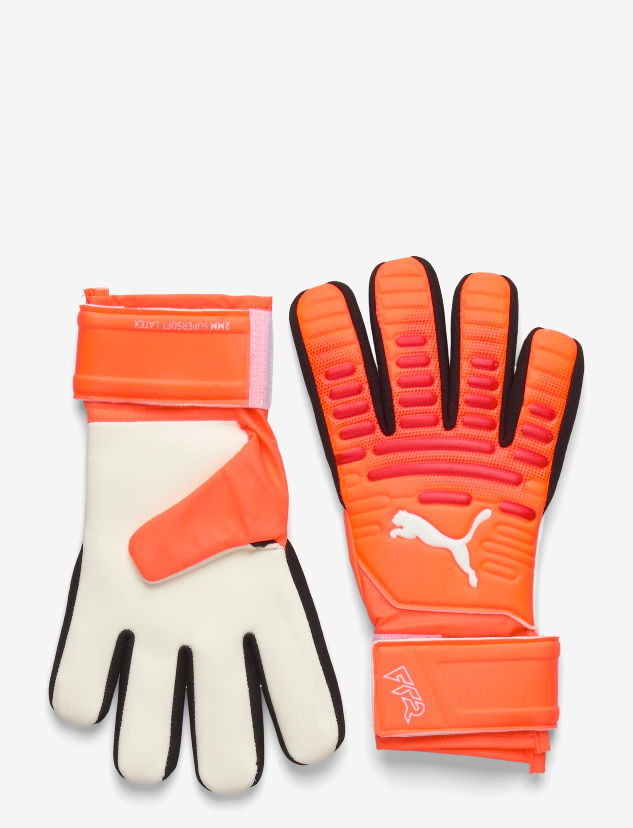 PUMA - FUTURE Play JR NC - football gloves - glowing red-puma red-puma black - 0