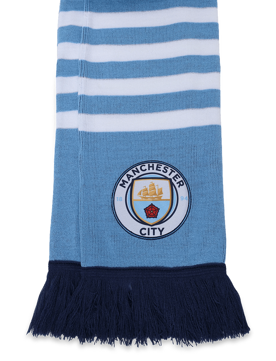 PUMA - Manchester City F.C. ESS Scarf - winterschals - icy blue-puma white - 0