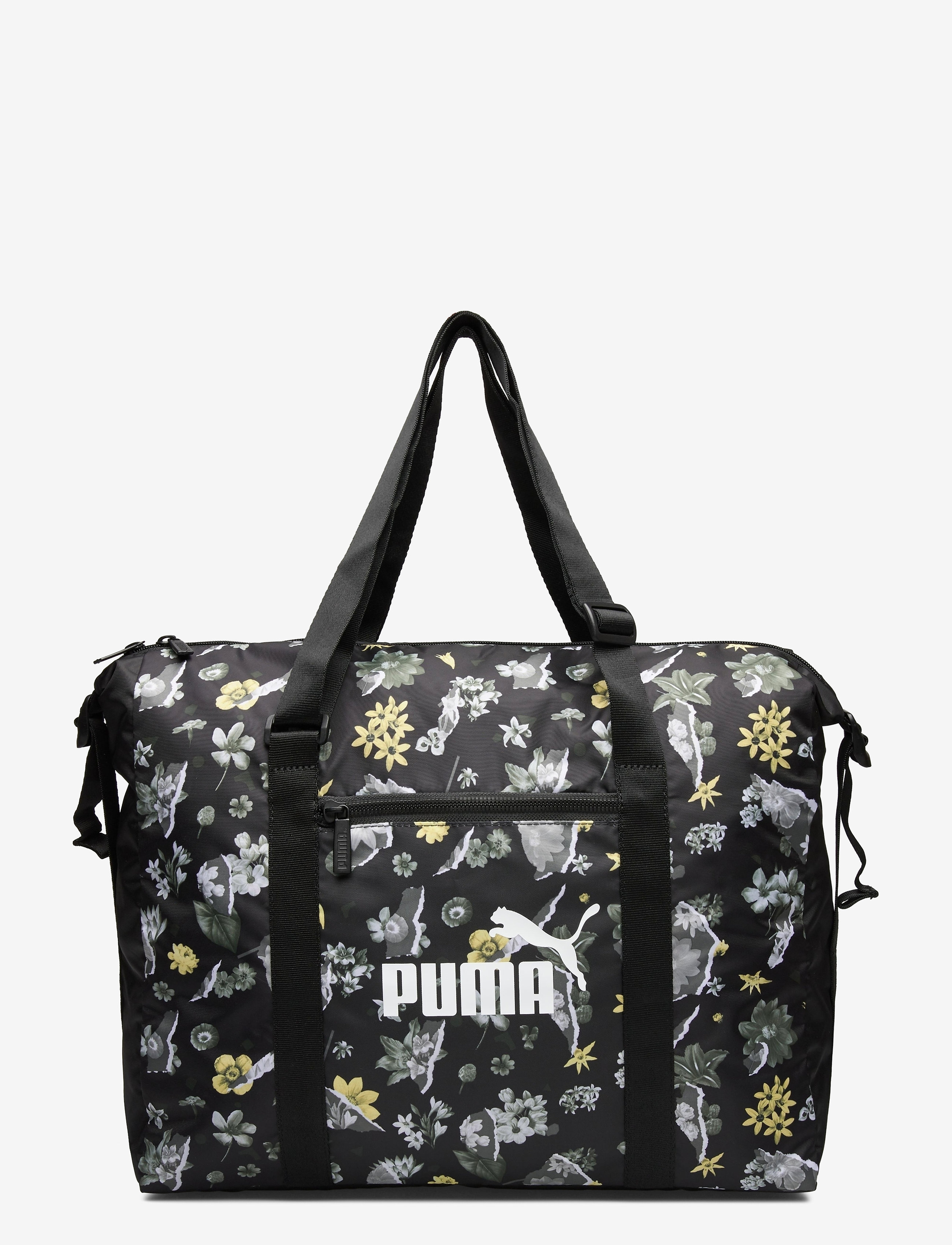 PUMA - WMN Core Seasonal Duffle Bag - puma black-aop - 0