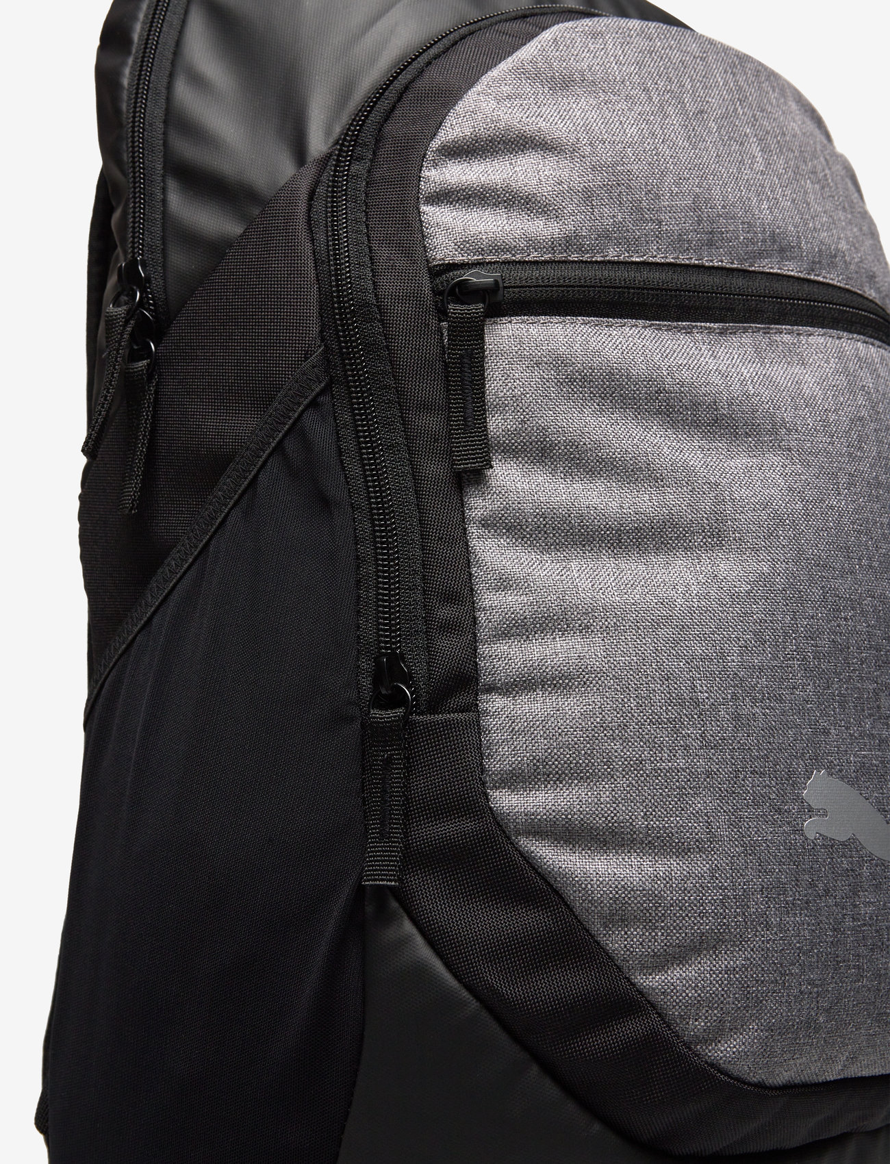 PUMA - teamFINAL Backpack L - puma black-medium gray heather - 3