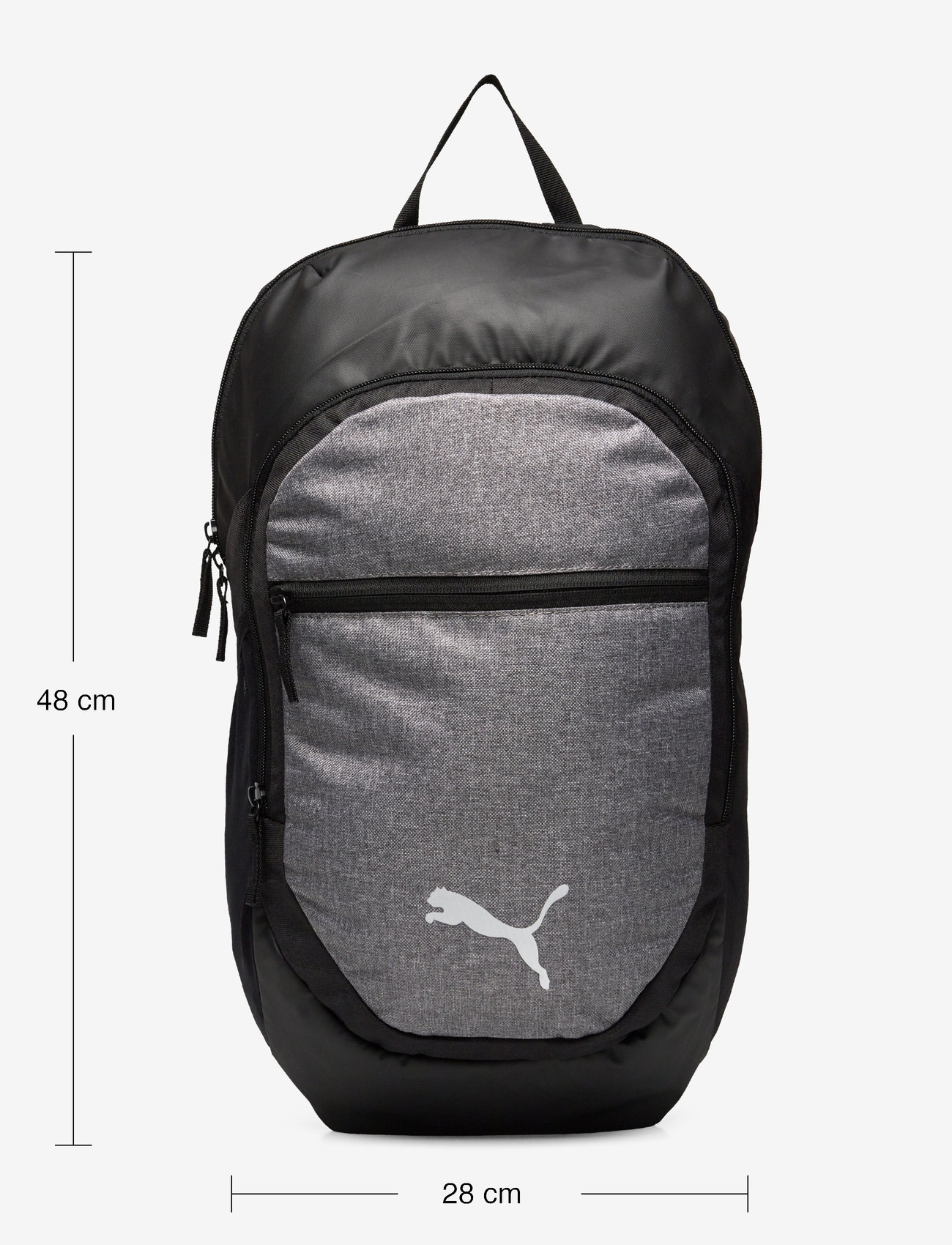 PUMA - teamFINAL Backpack L - puma black-medium gray heather - 5