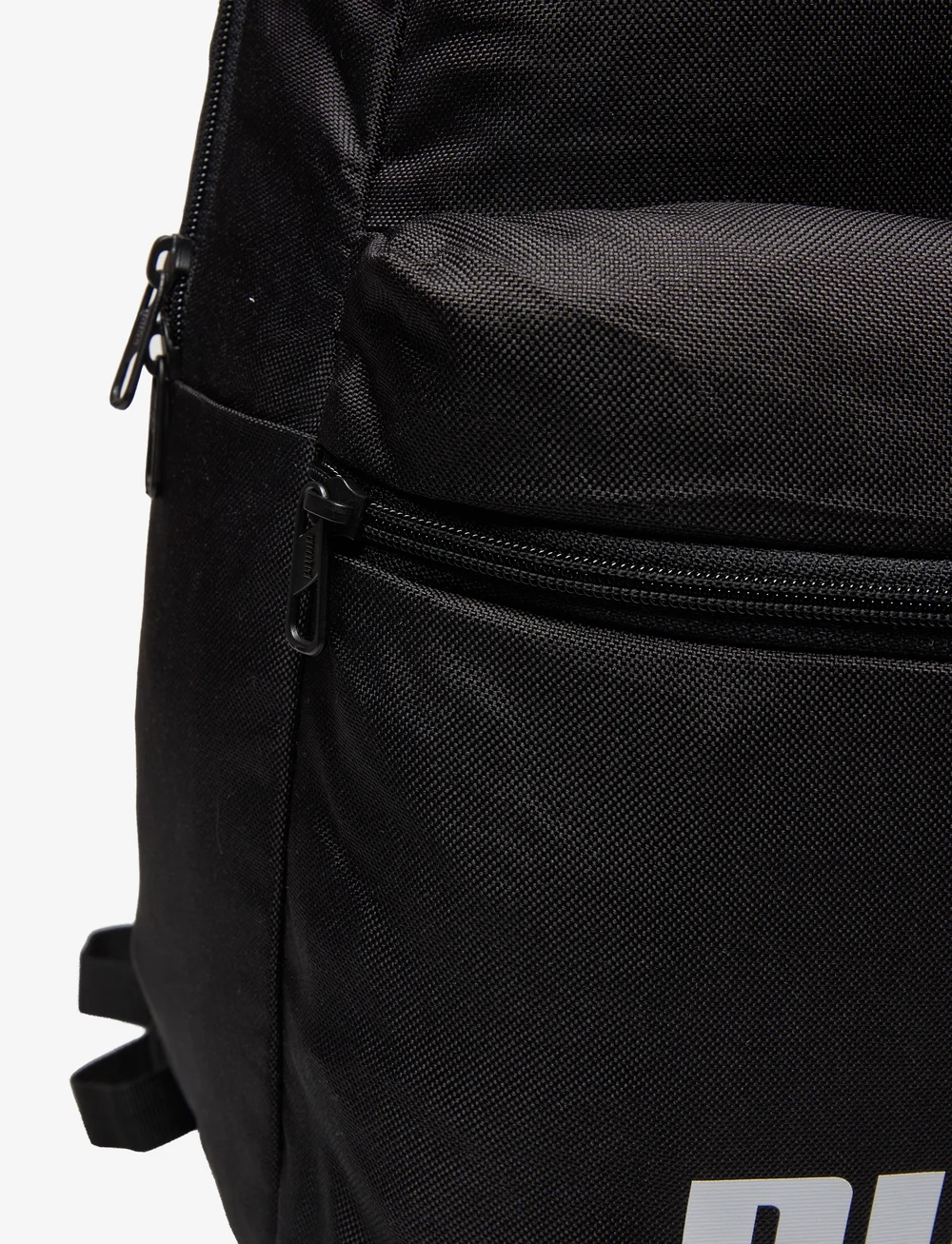 Puma black 2025 leather backpack