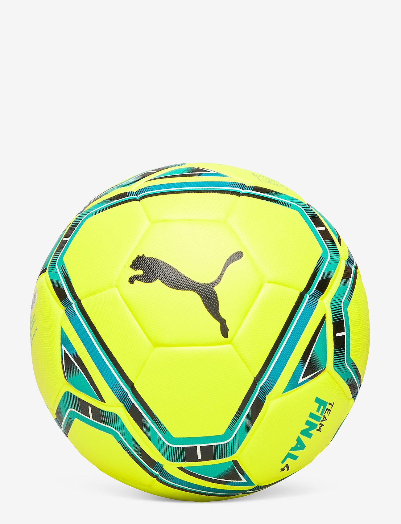 PUMA - teamFINAL 21.4 IMS Hybrid Ball size 4 - lemon tonic-spectra green-puma blac - 0