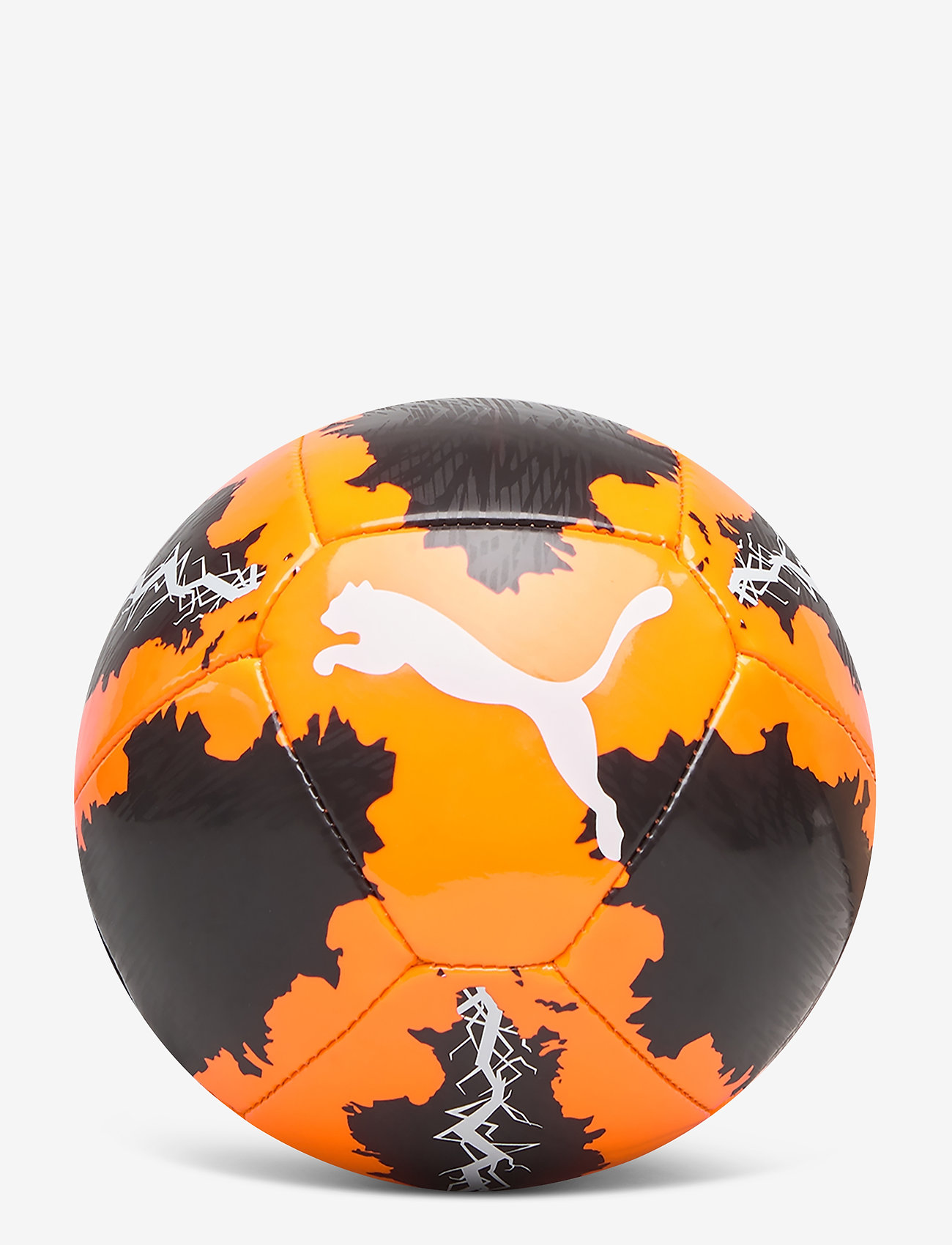 Puma SPIN miniball - SHOCKING ORANGE-PUMA BLACK-PUMA WHI