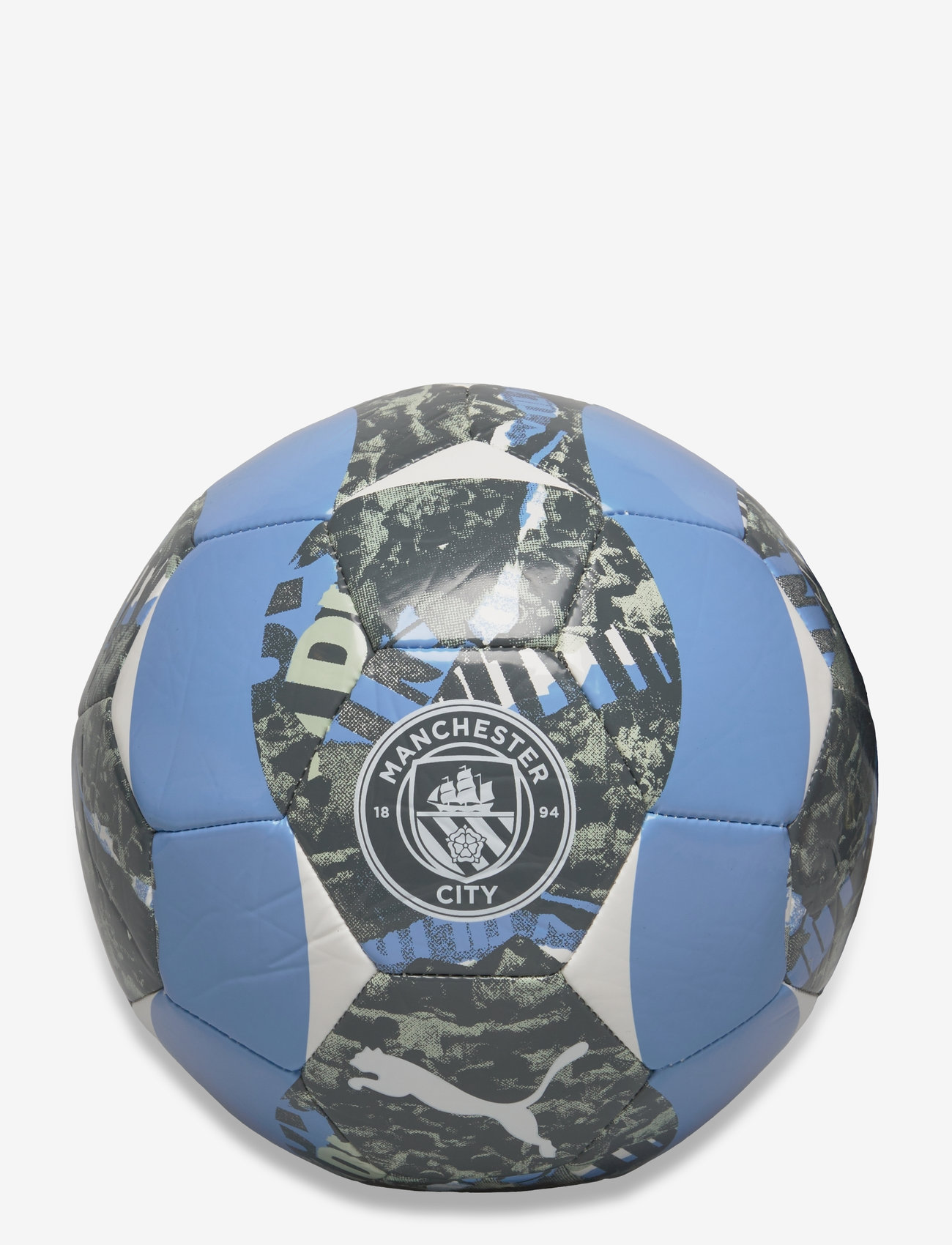 PUMA - MCFC Prematch Ball - strong gray-team light blue - 0
