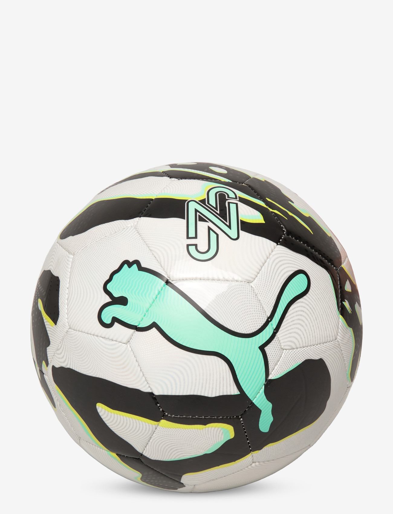 PUMA - NEYMAR JR Graphic ball - fodbolde - puma white-puma black-lux lime - 0