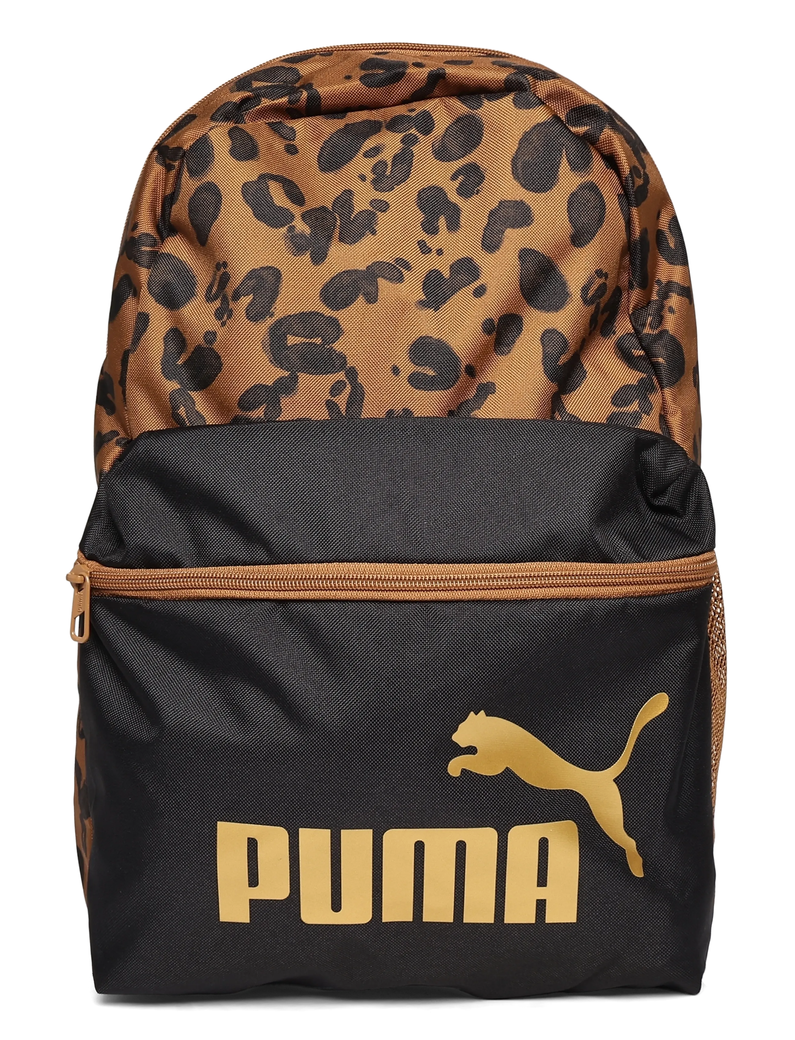 PUMA PUMA PHASE AOP Backpack - Taschen - PUMA BLACK-KONA BROWN-LEOPARD AOP / black