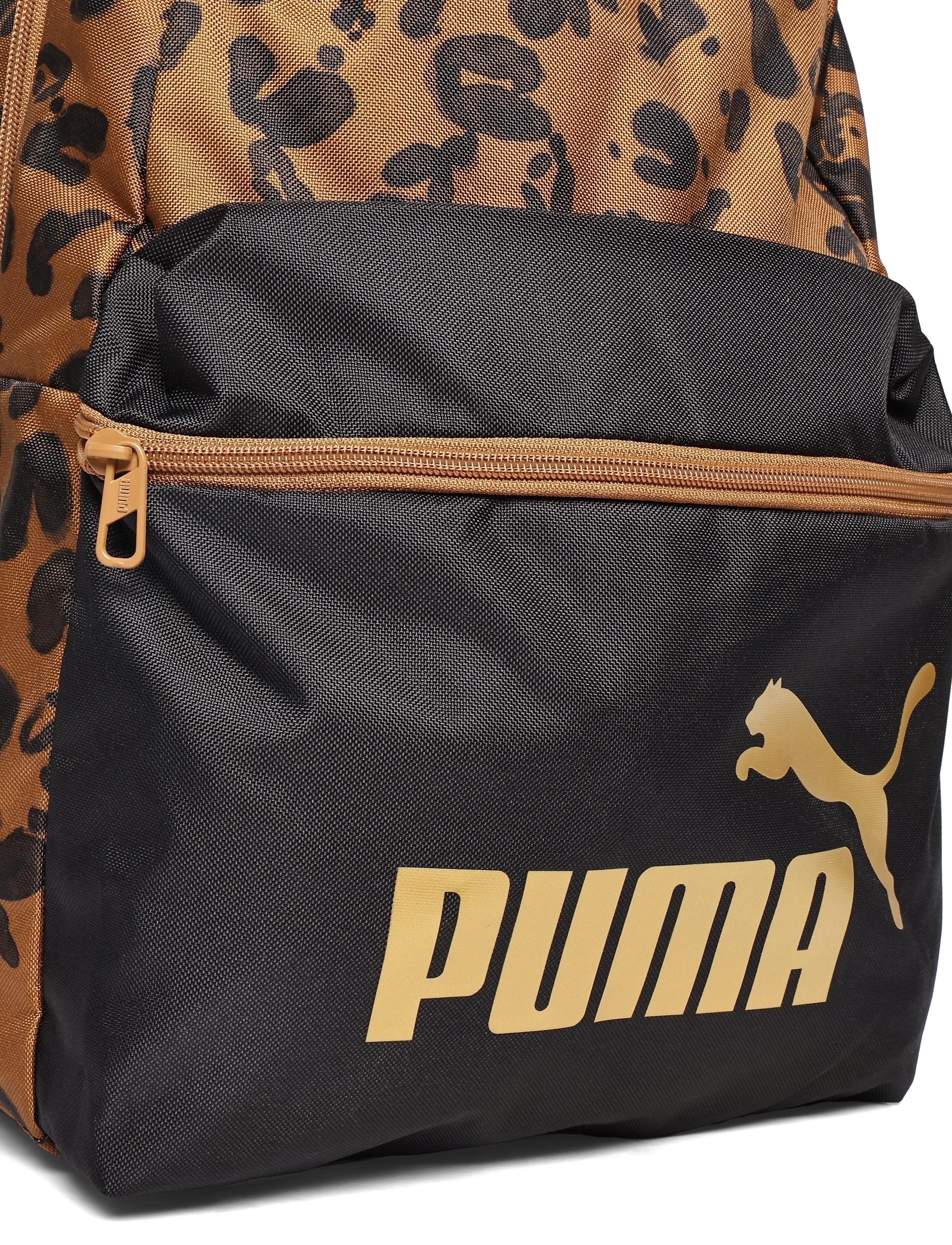 PUMA - PUMA PHASE AOP Backpack - puma black-kona brown-leopard aop - 3