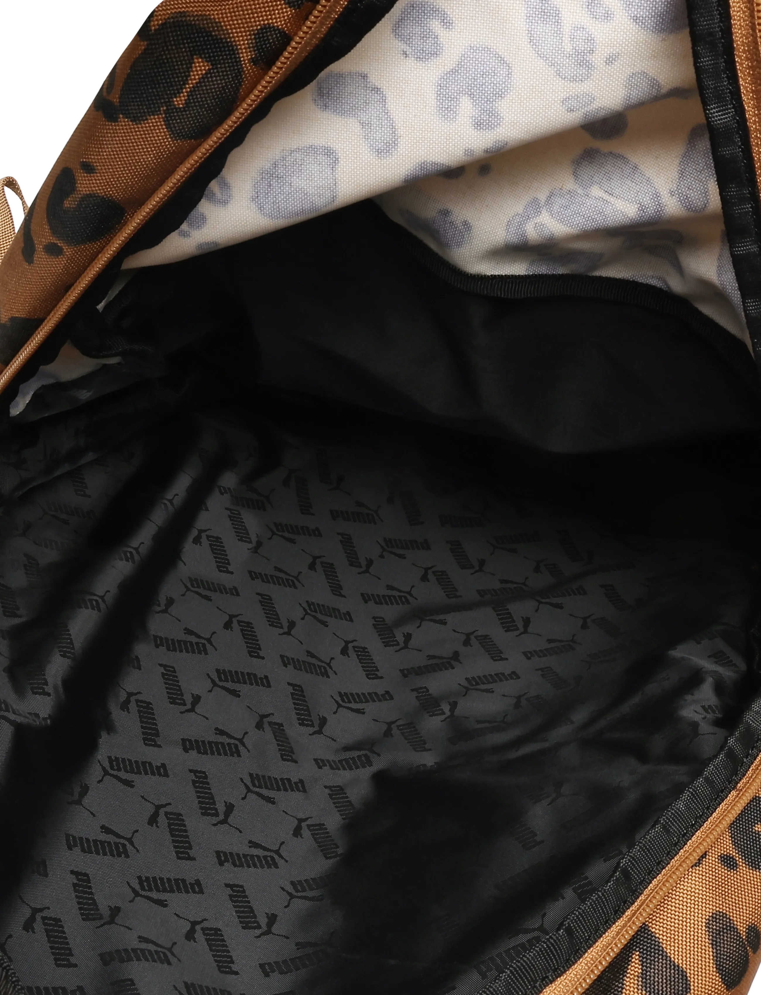 PUMA - PUMA PHASE AOP Backpack - puma black-kona brown-leopard aop - 4
