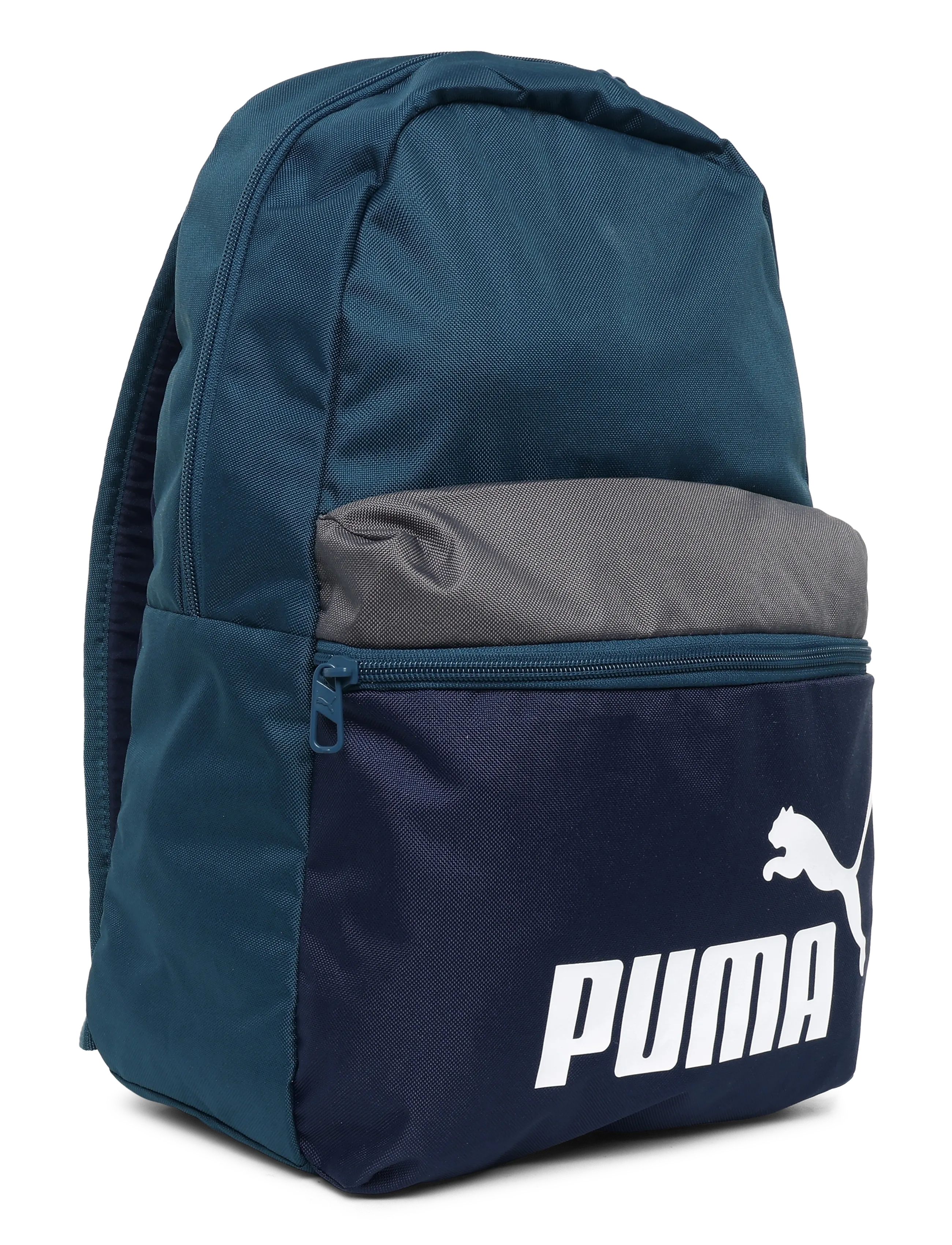 PUMA - PUMA PHASE COLOR BLOCK Backpack - sportsrygsække - midnight petrol-moody gray - 2