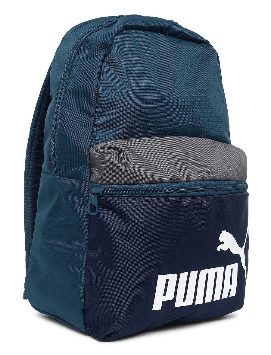PUMA - PUMA PHASE COLOR BLOCK Backpack - sportrugzakken - midnight petrol-moody gray - 2