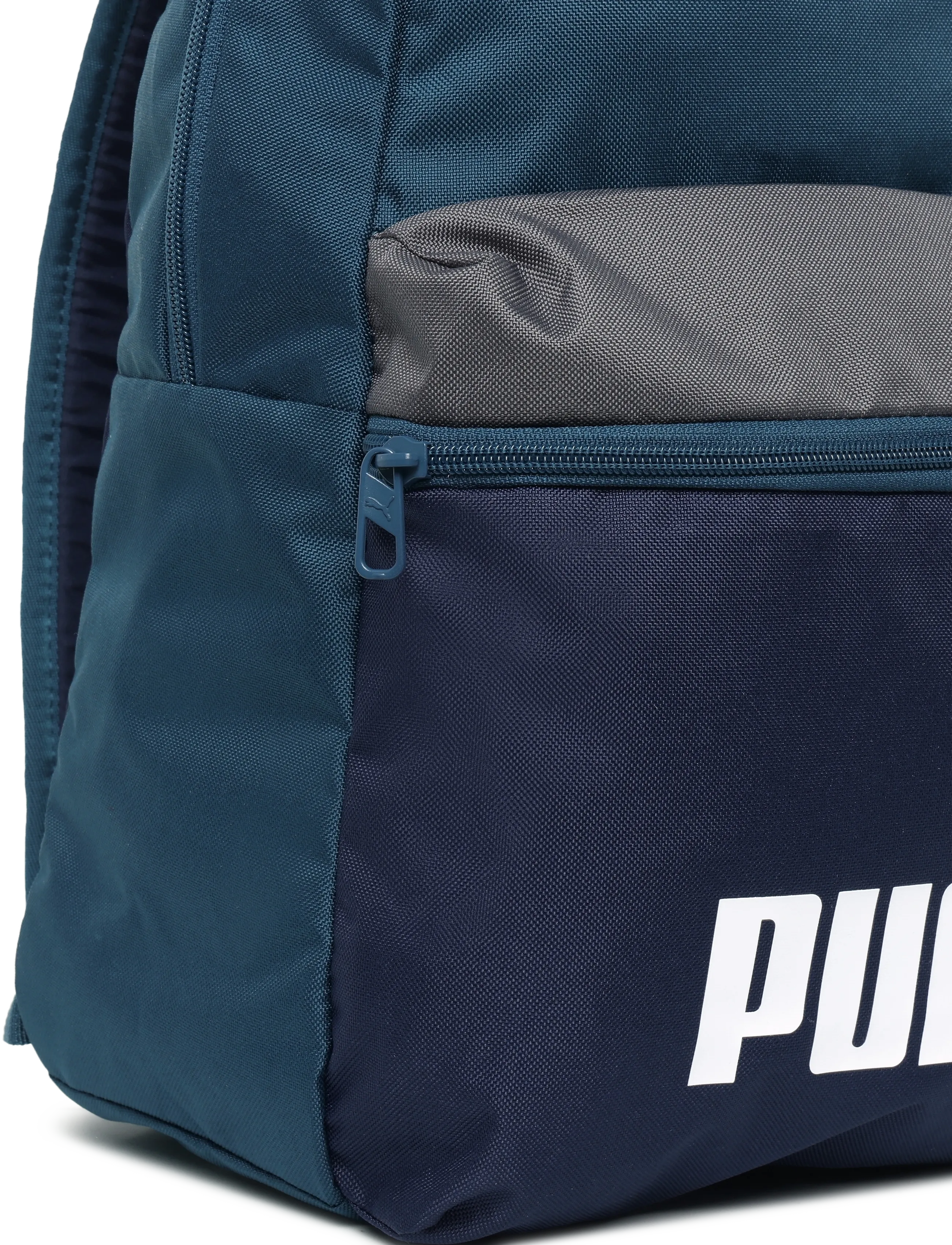 PUMA - PUMA PHASE COLOR BLOCK Backpack - sportsrygsække - midnight petrol-moody gray - 3