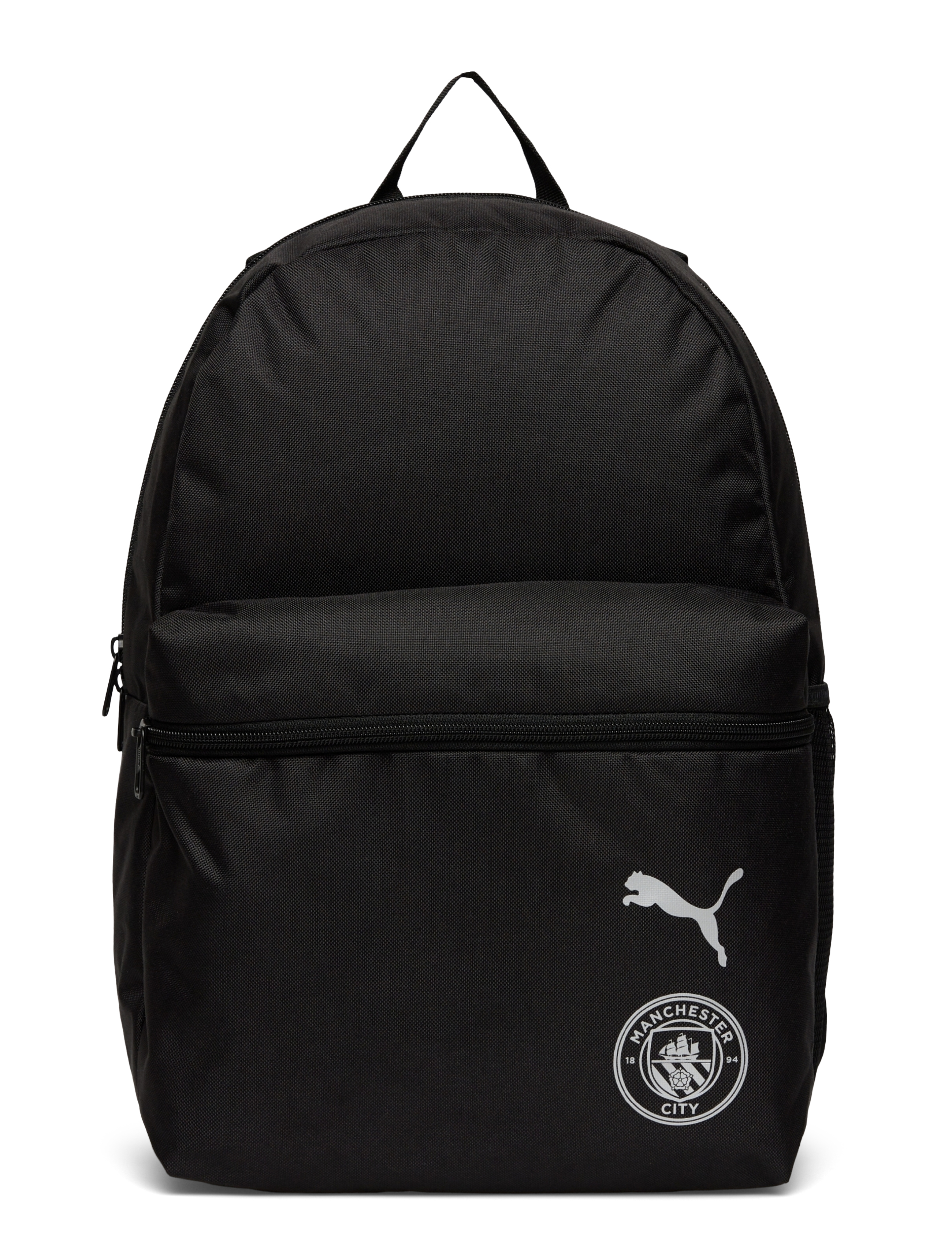 PUMA MCFC ESS Backpack - Voetbal - PUMA BLACK-PUMA SILVER / black
