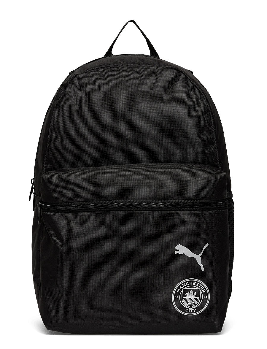 PUMA - MCFC ESS Backpack - sportryggsäckar - puma black-puma silver - 0