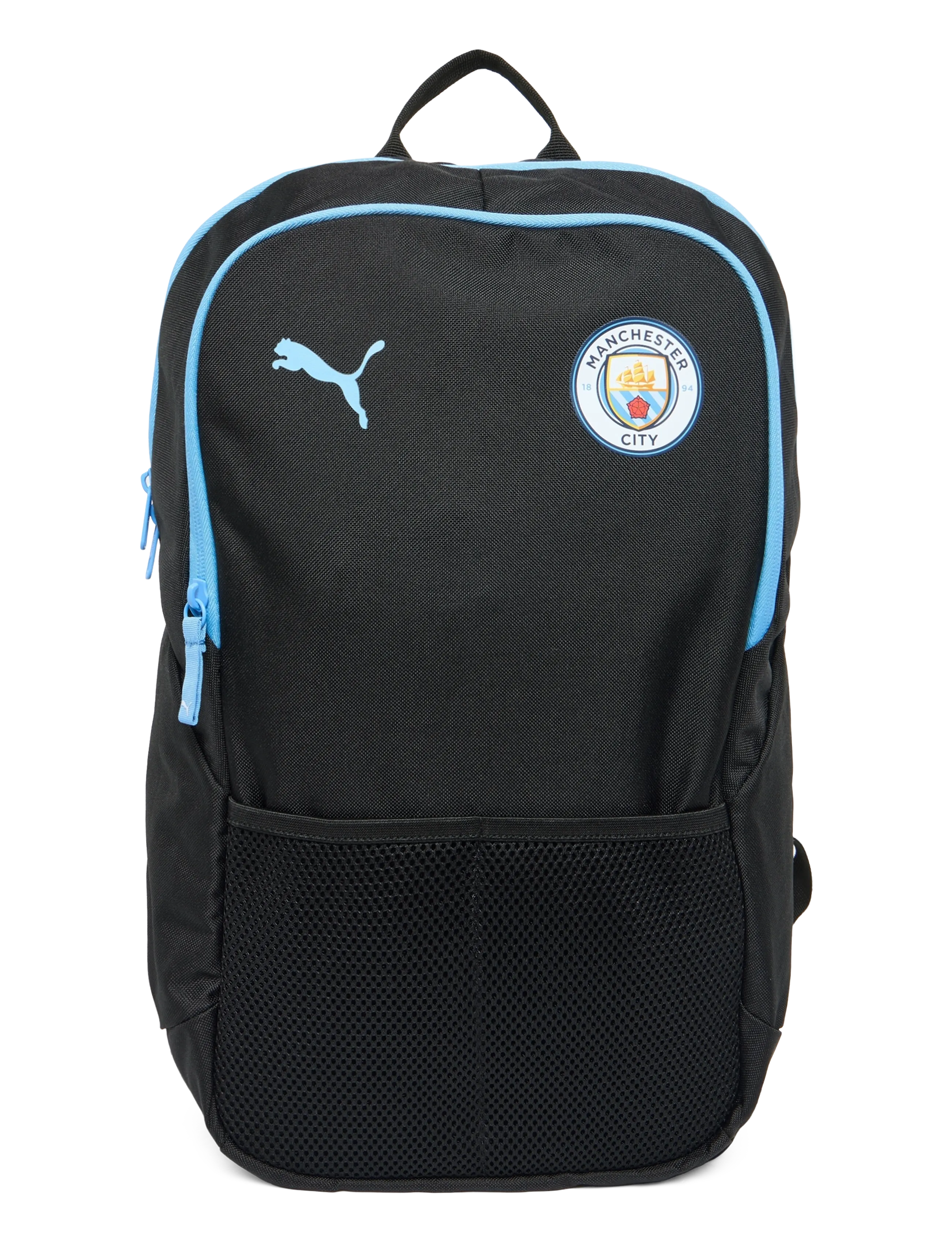 PUMA Manchester City F.c. Backpack, Mænd, Fodboldrygsæk, Sort, Str: ONE SIZE